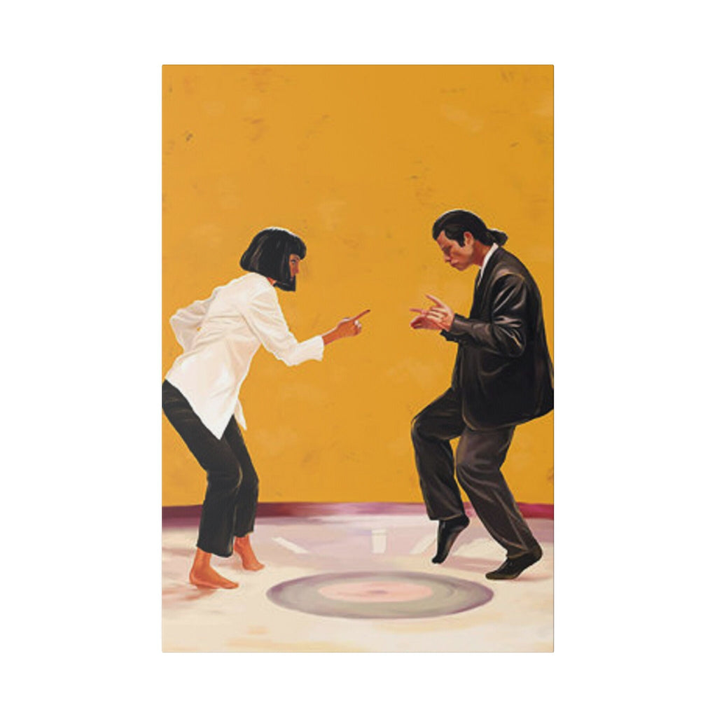 Pulp Fiction Dance Custom Canvas Wall Print