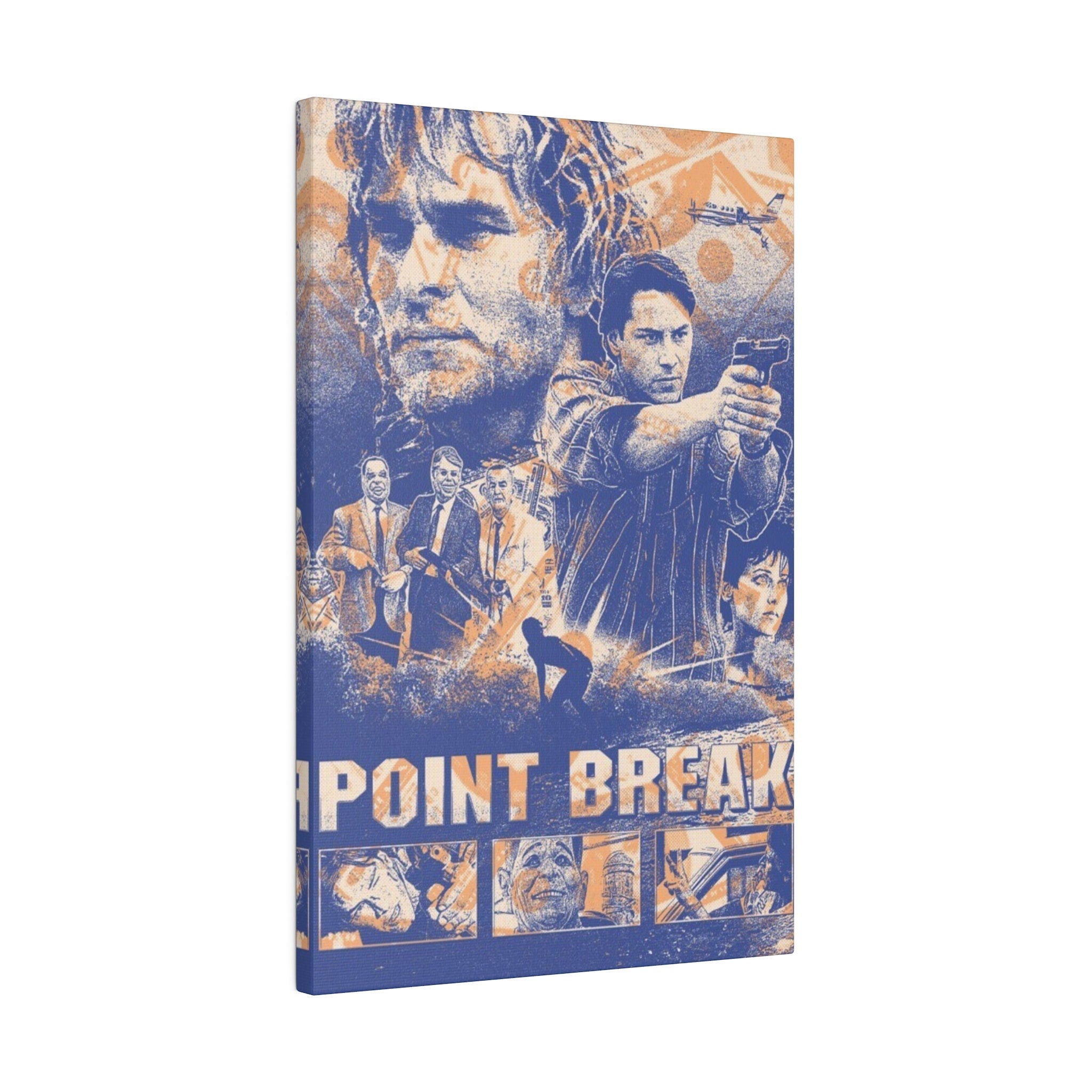 Point Break Abstract Movie Poster Custom Canvas Wall Print