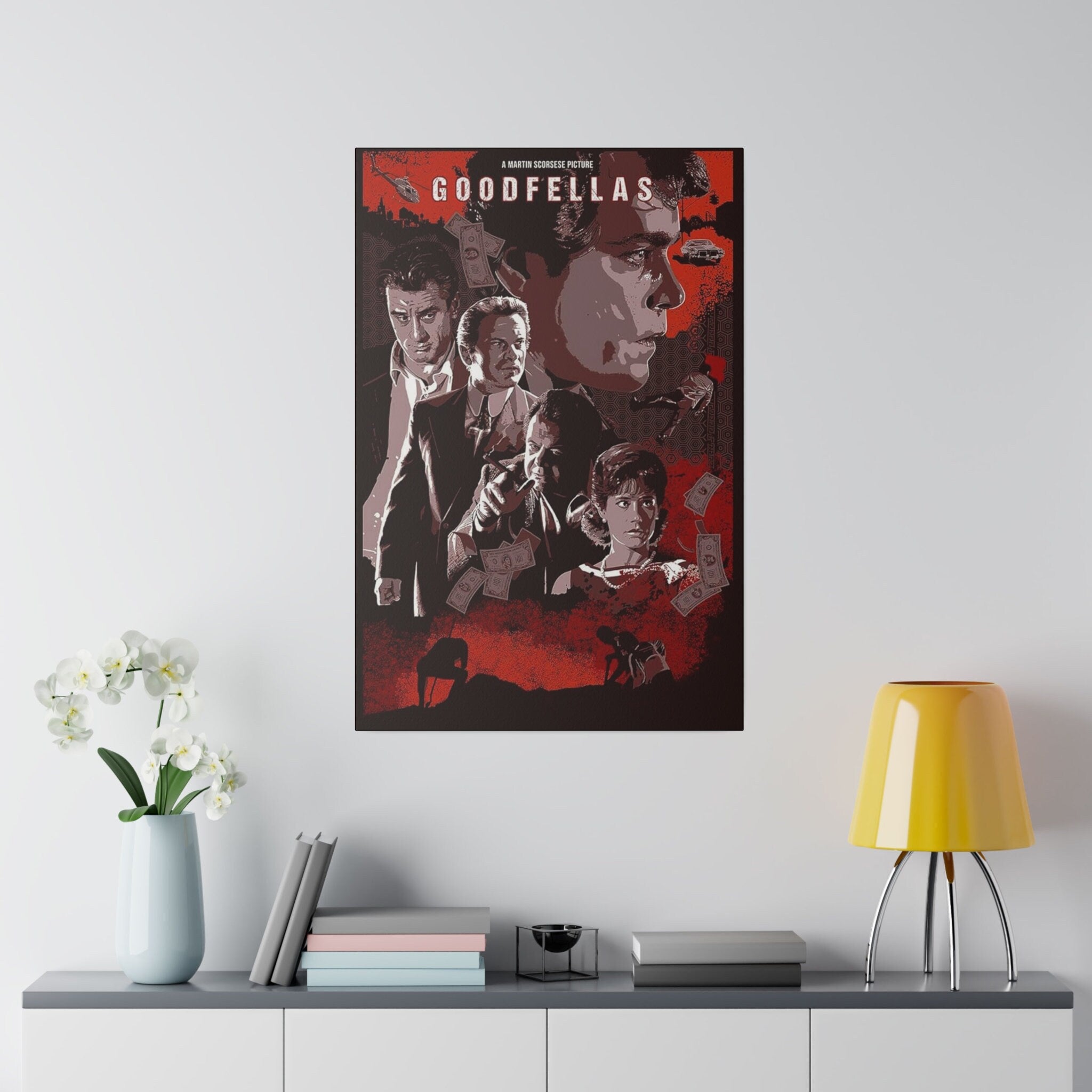 Goodfellas Abstract Custom Canvas Wall Print