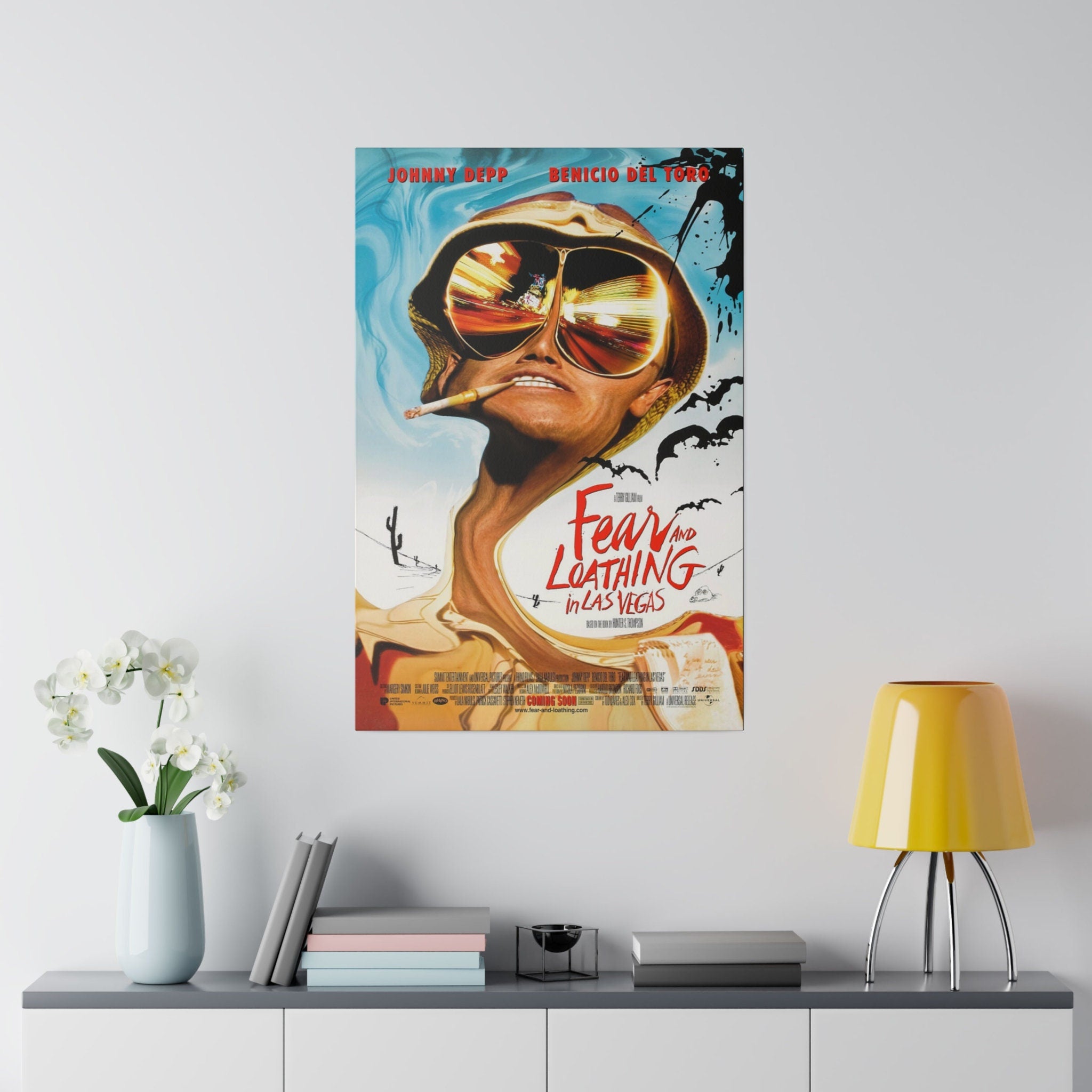 Fear and Loathing In Las Vegas Movie Poster Custom Canvas Wall Print