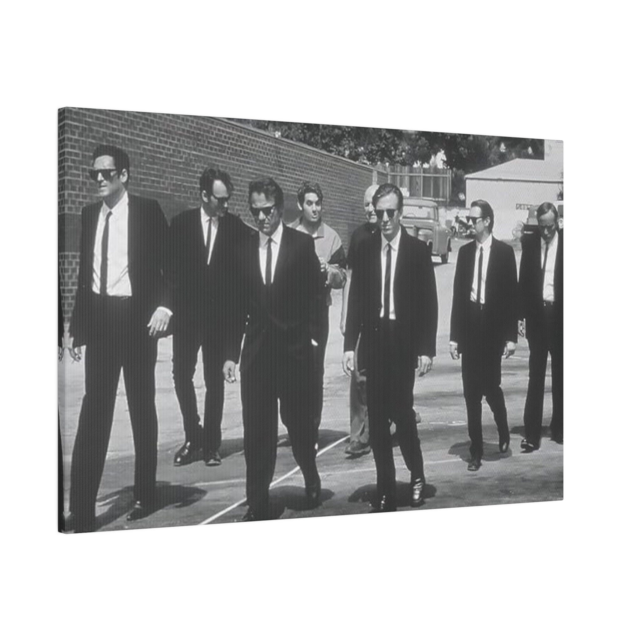 Reservoir Dogs B/W Photo Custom Canvas Wall Print