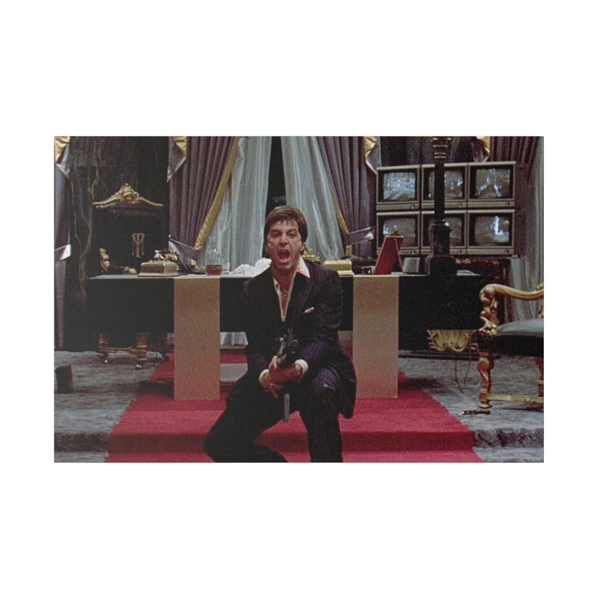 Scarface Little Friend Custom Canvas Wall Print