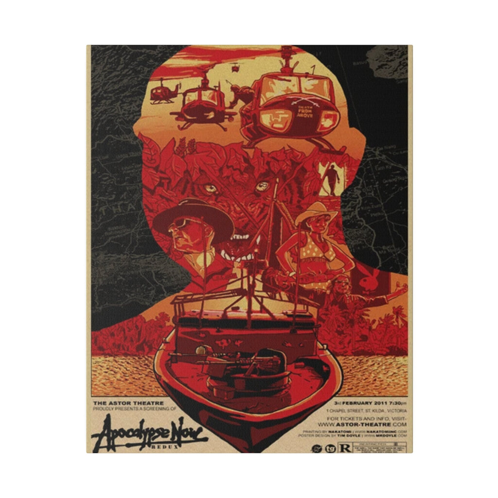 Apocalypse Now Abstract Movie Poster Custom Canvas Wall Print