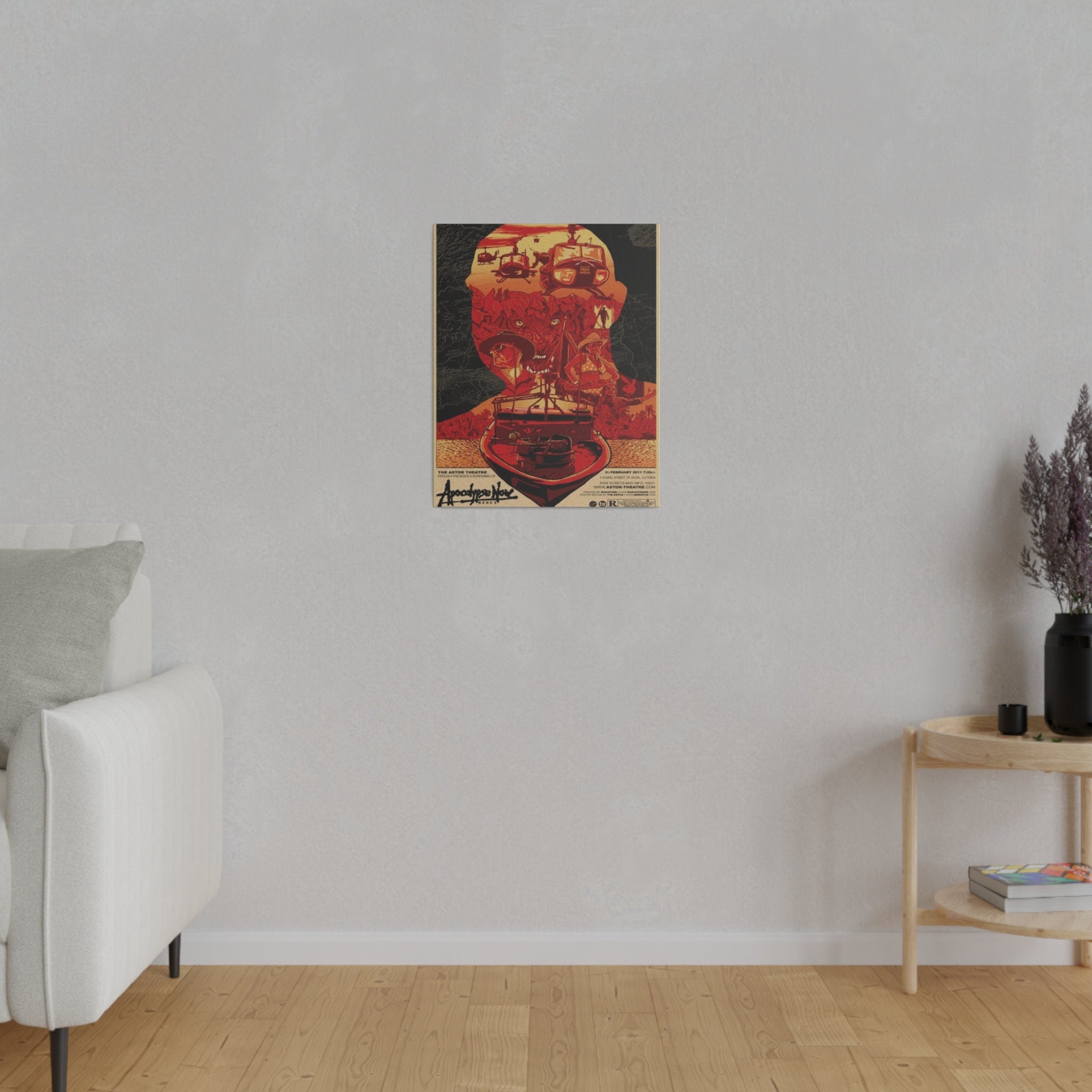 Apocalypse Now Abstract Movie Poster Custom Canvas Wall Print