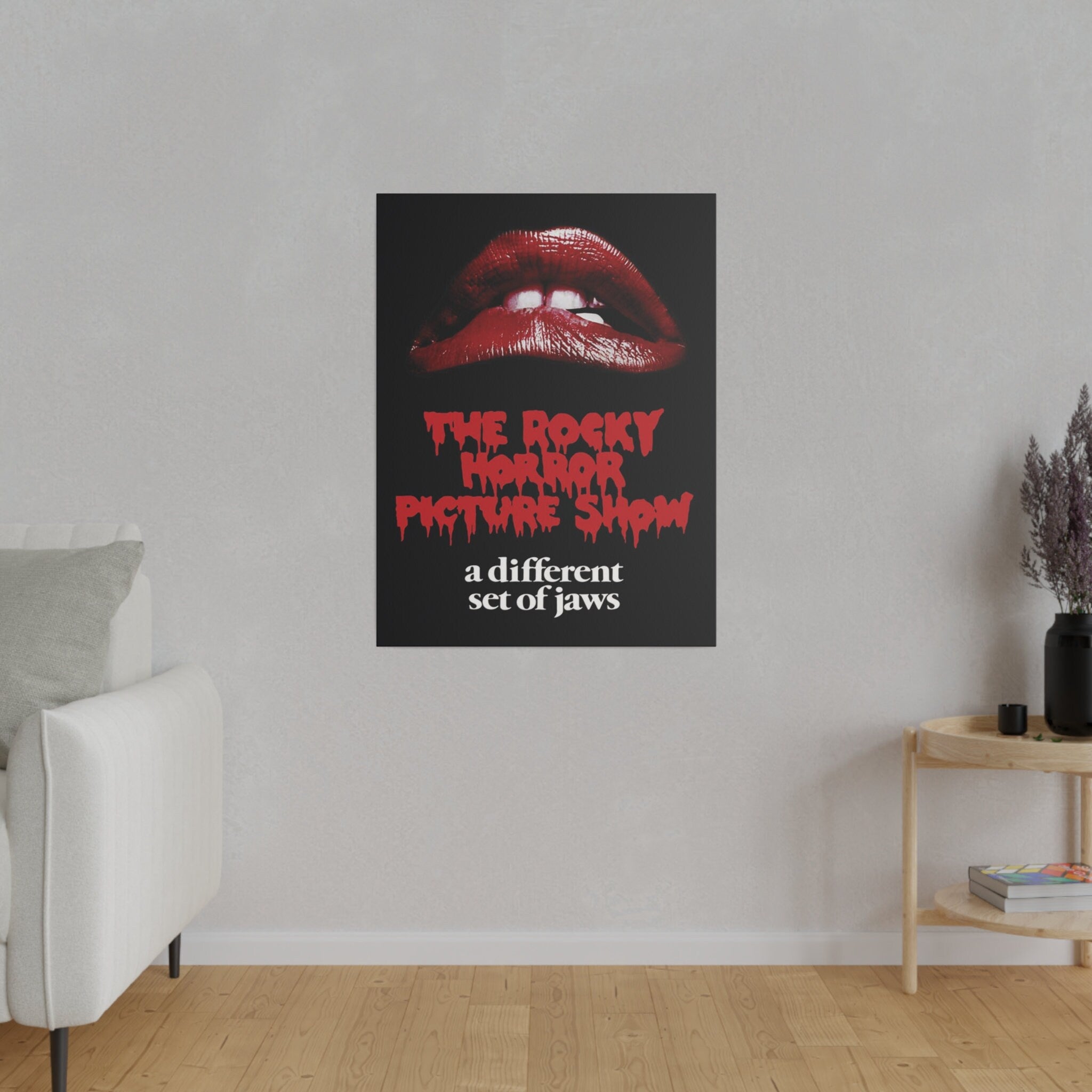 The Rocky Horror Picture Show Lips Custom Canvas Wall Print