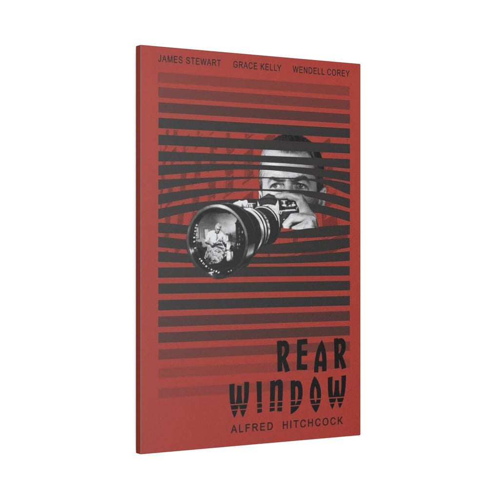 Alfred Hitchcock's Rear Window Movie Poster Custom Canvas Wall Print
