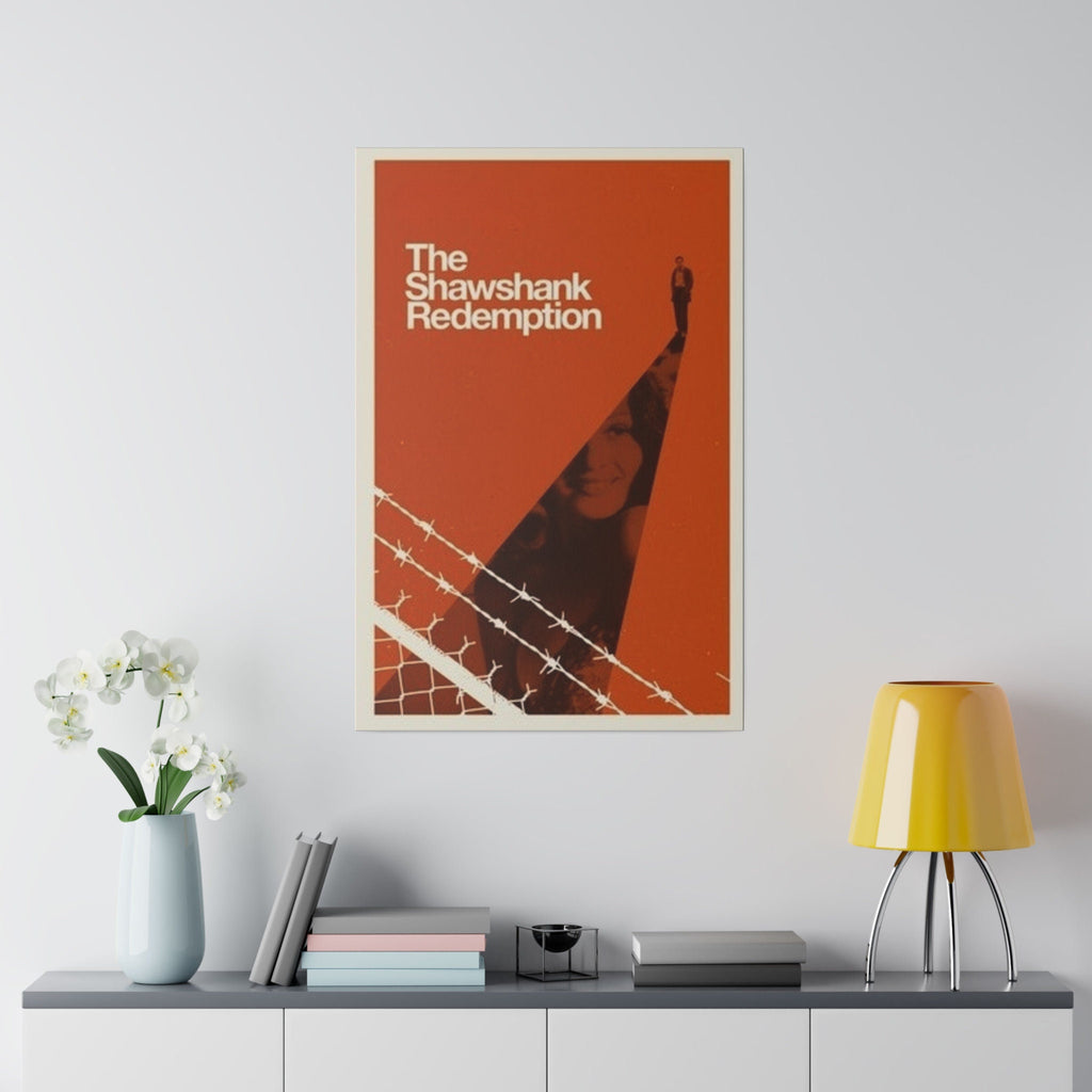 The Shawshank Redemption Simple Movie Poster Custom Canvas Wall Print