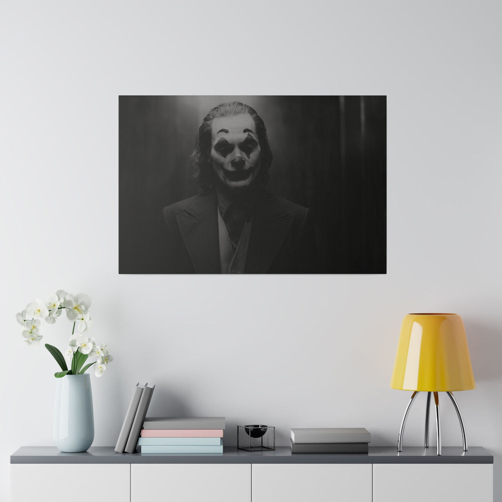 Joaquin Phoenix Joker B/W Custom Canvas Wall Print