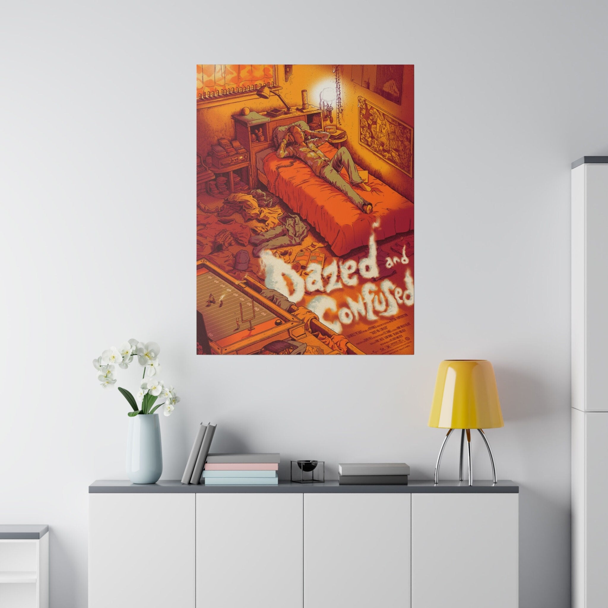 Dazed And Confused Animated Smoke Custom Canvas Wall Print