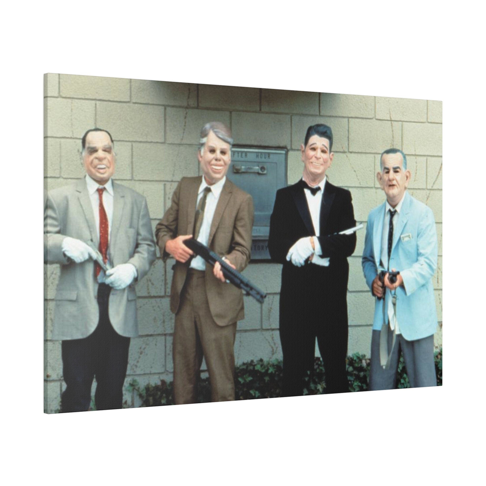 Point Break Canvas Wall Print "Point Break Legends: The Four Dead Presidents"