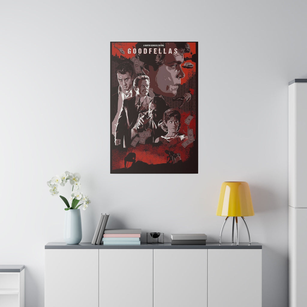 Goodfellas Abstract Custom Canvas Wall Print