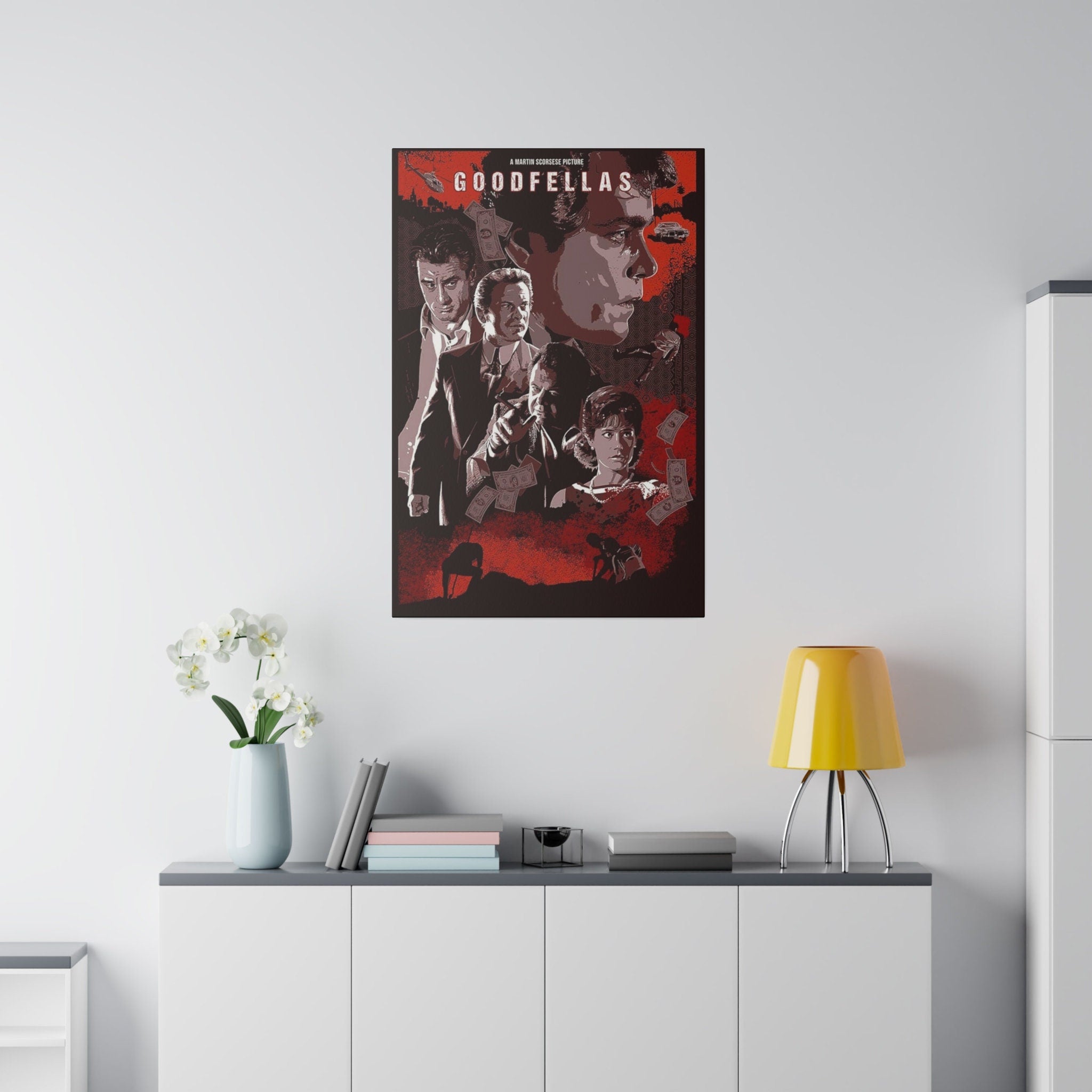 Goodfellas Abstract Custom Canvas Wall Print