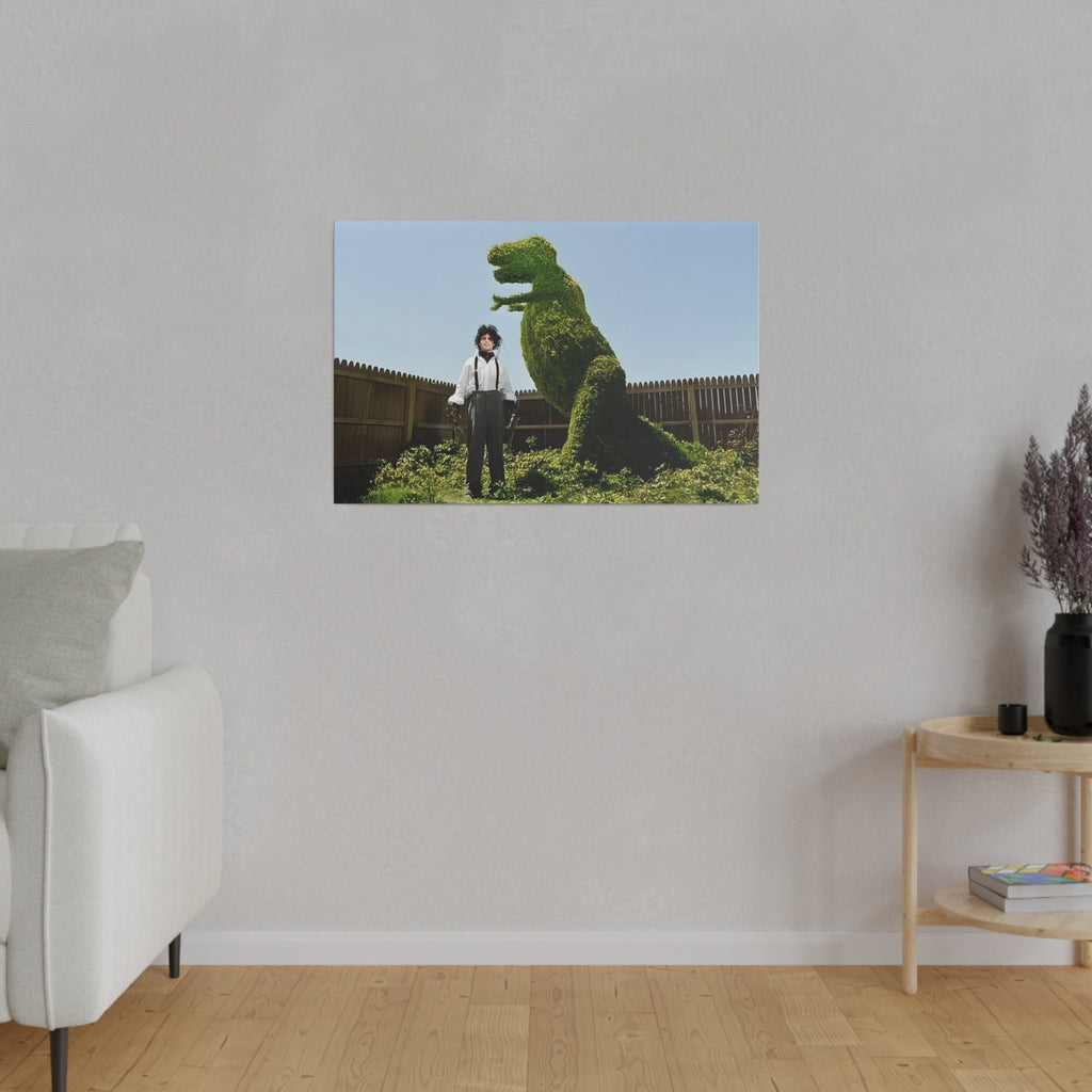 Edward Scissorhands Tree Sculpture Custom Canvas Wall Print