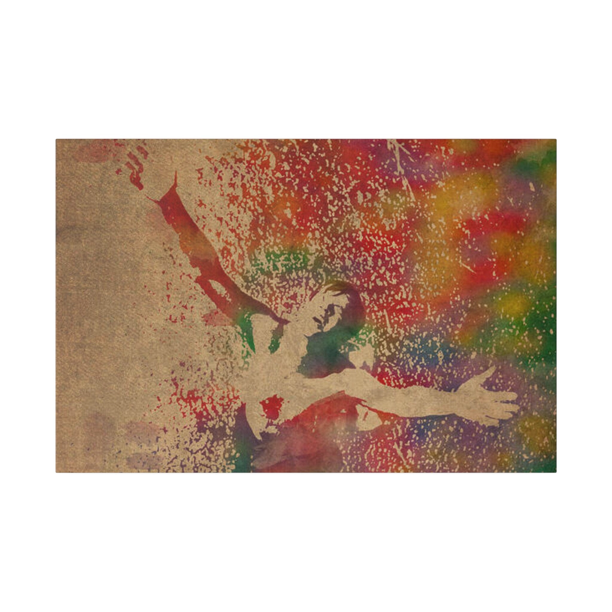 The Shawshank Redemption Andy Dufresne Abstract Color Splash Custom Canvas Wall Print