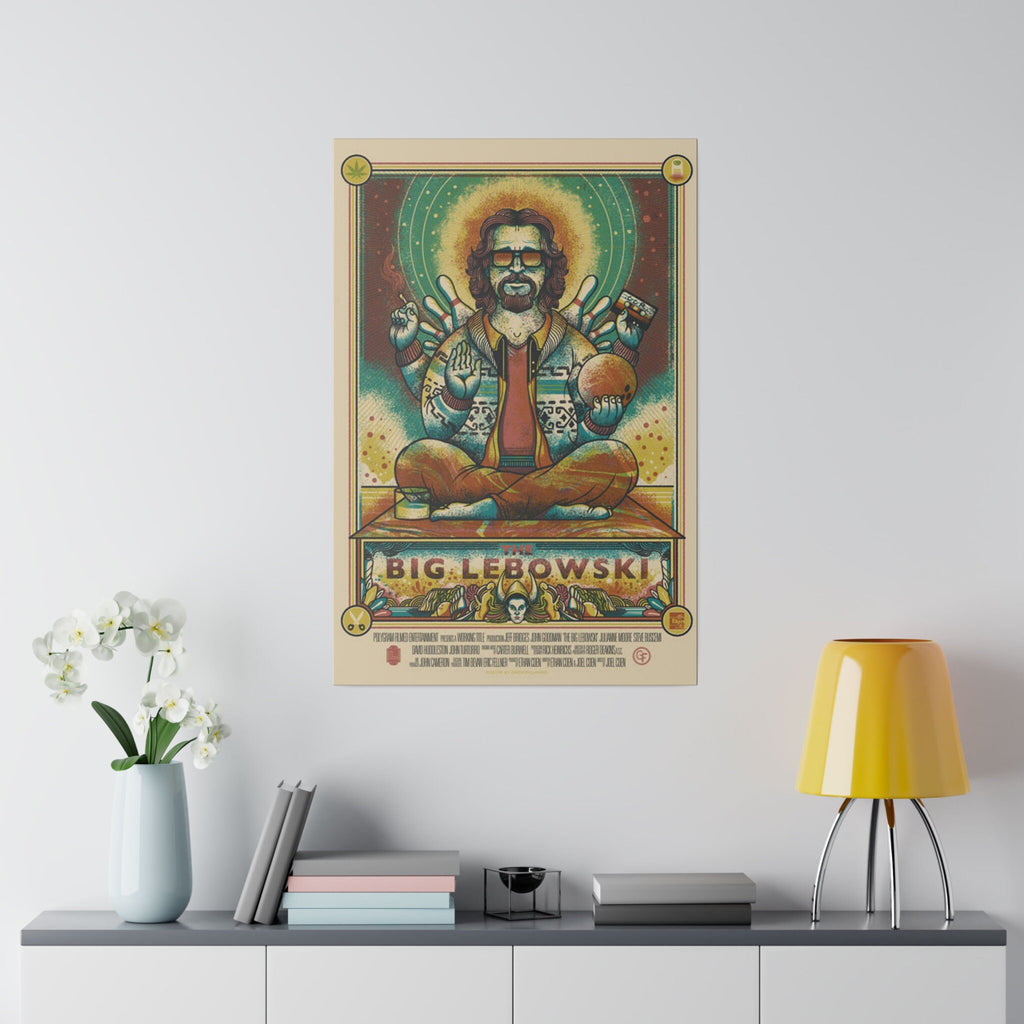 The Big Lebowski Zen Movie Poster Custom Canvas Wall Print