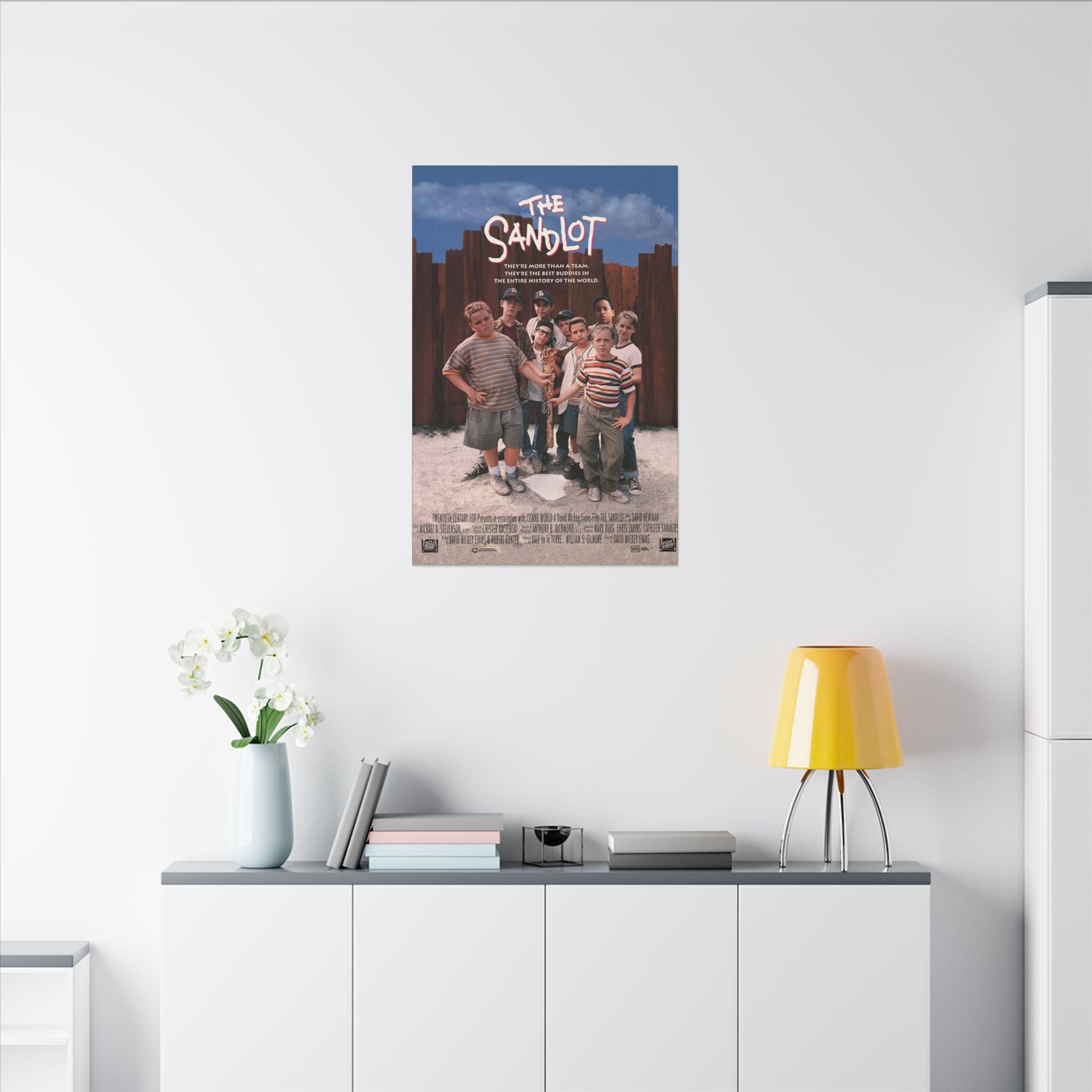 The Sandlot Classic Movie Poster Custom Canvas Wall Print