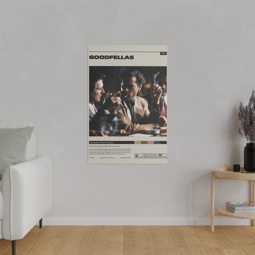 Goodfellas Vintage Custom Canvas Wall Print