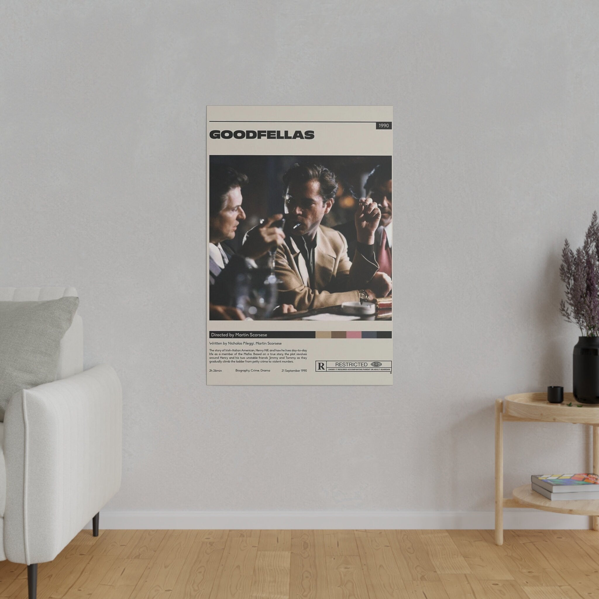 Goodfellas Vintage Custom Canvas Wall Print