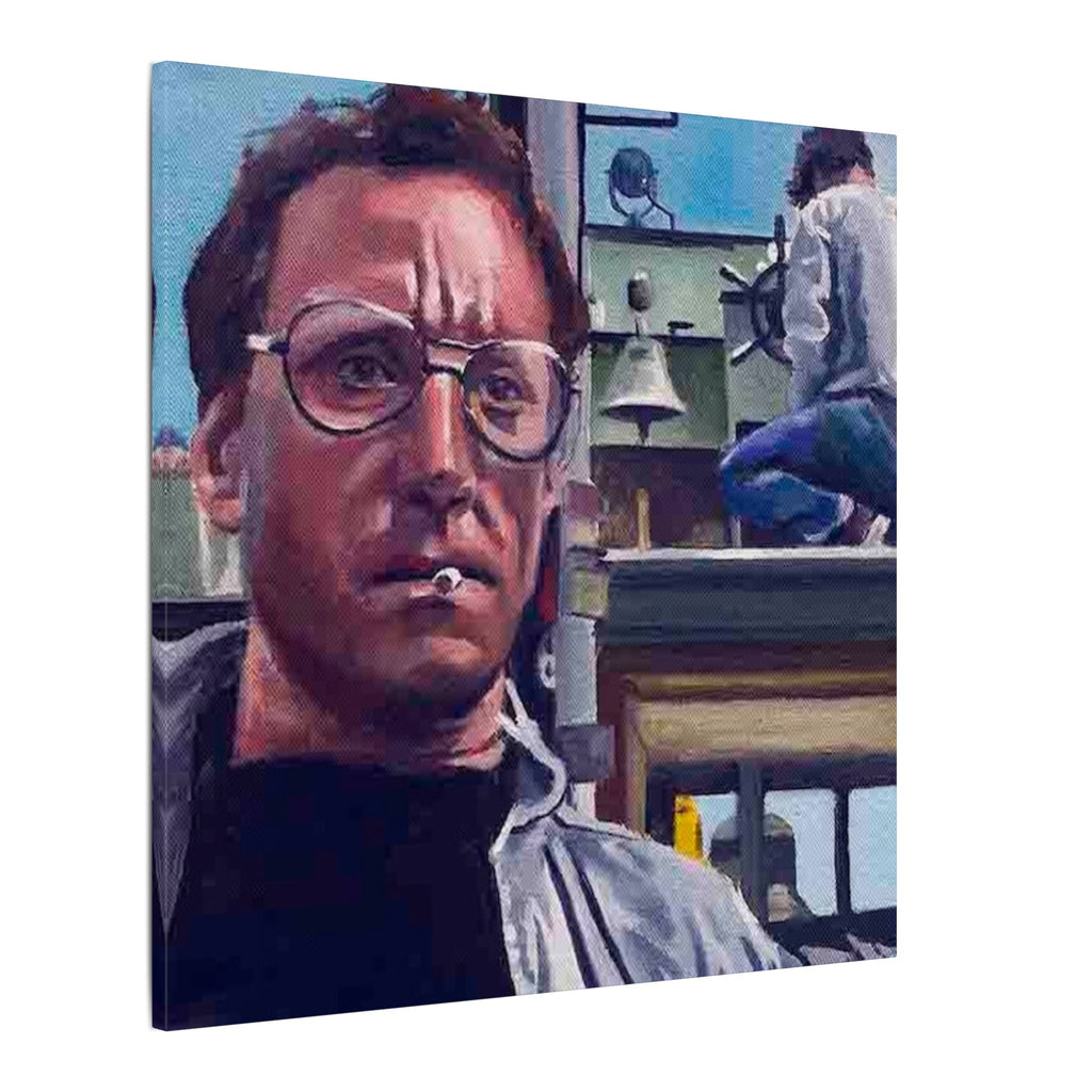 Jaws Classic Animated Custom Canvas Wall Print