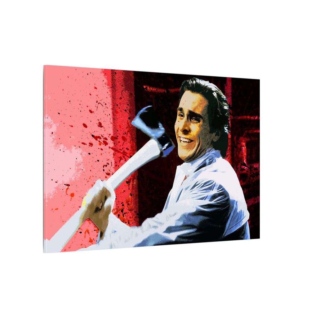 American Psycho Color Pop Kill Scene Custom Canvas Wall Print