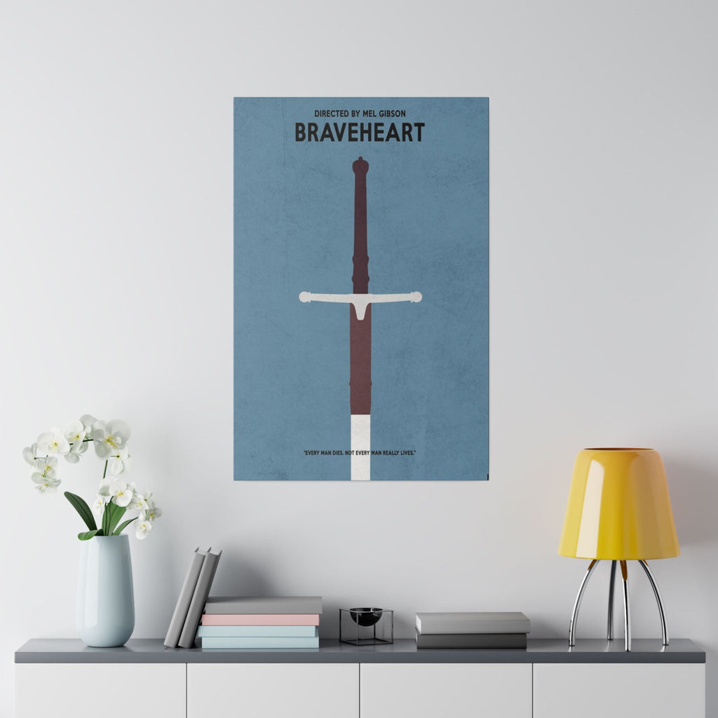 Braveheart Sword2 Custom Canvas Movie Poster