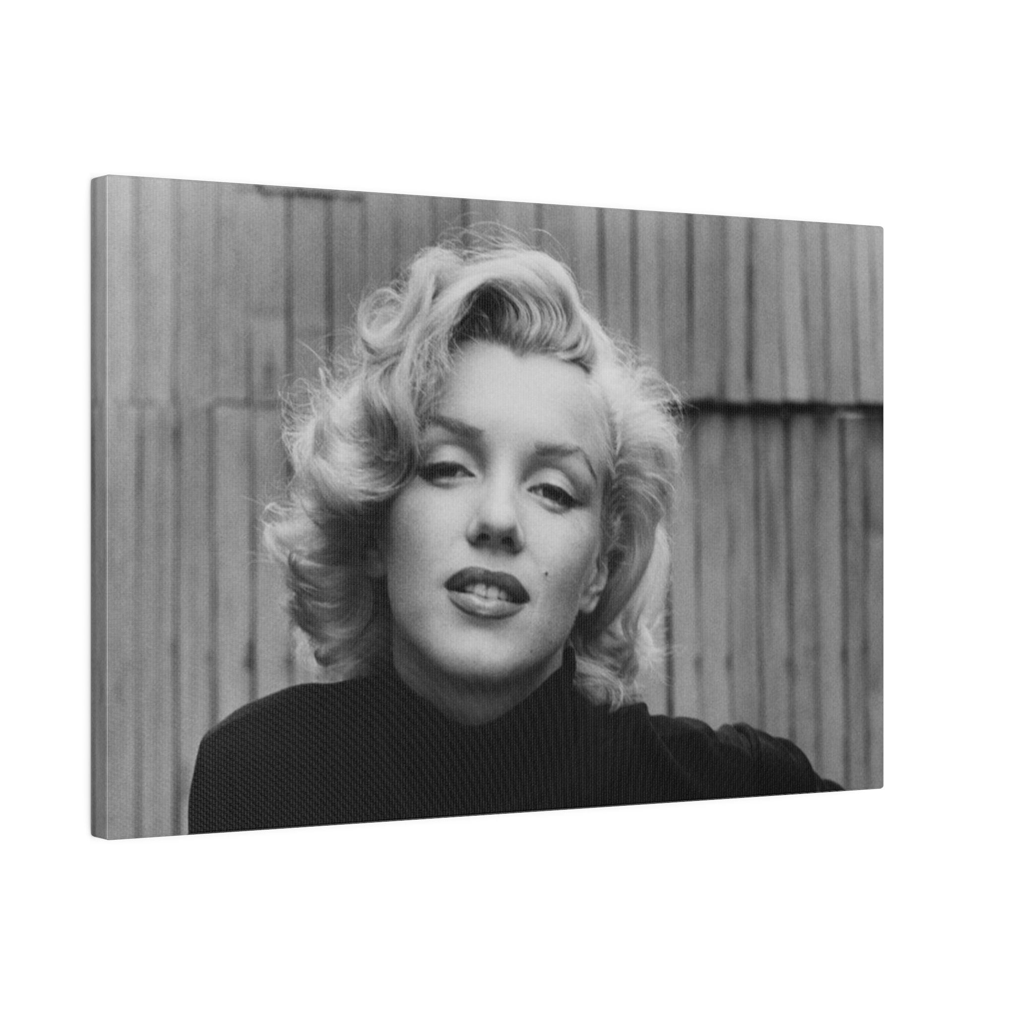 Marilyn Monroe B/W Photograph Custom Canvas Wall Print