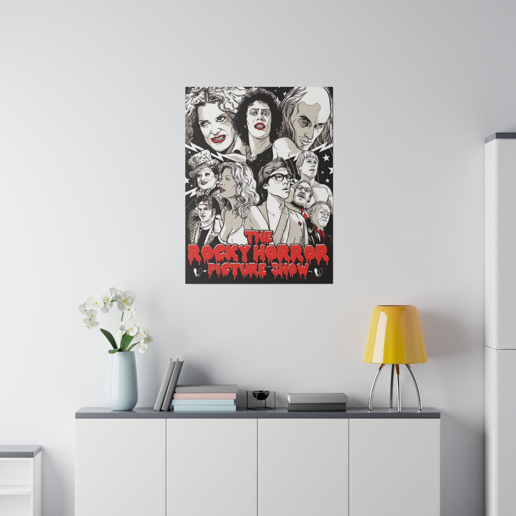 The Rocky Horror Picture Show Comic Poster Custom Canvas Wall Print