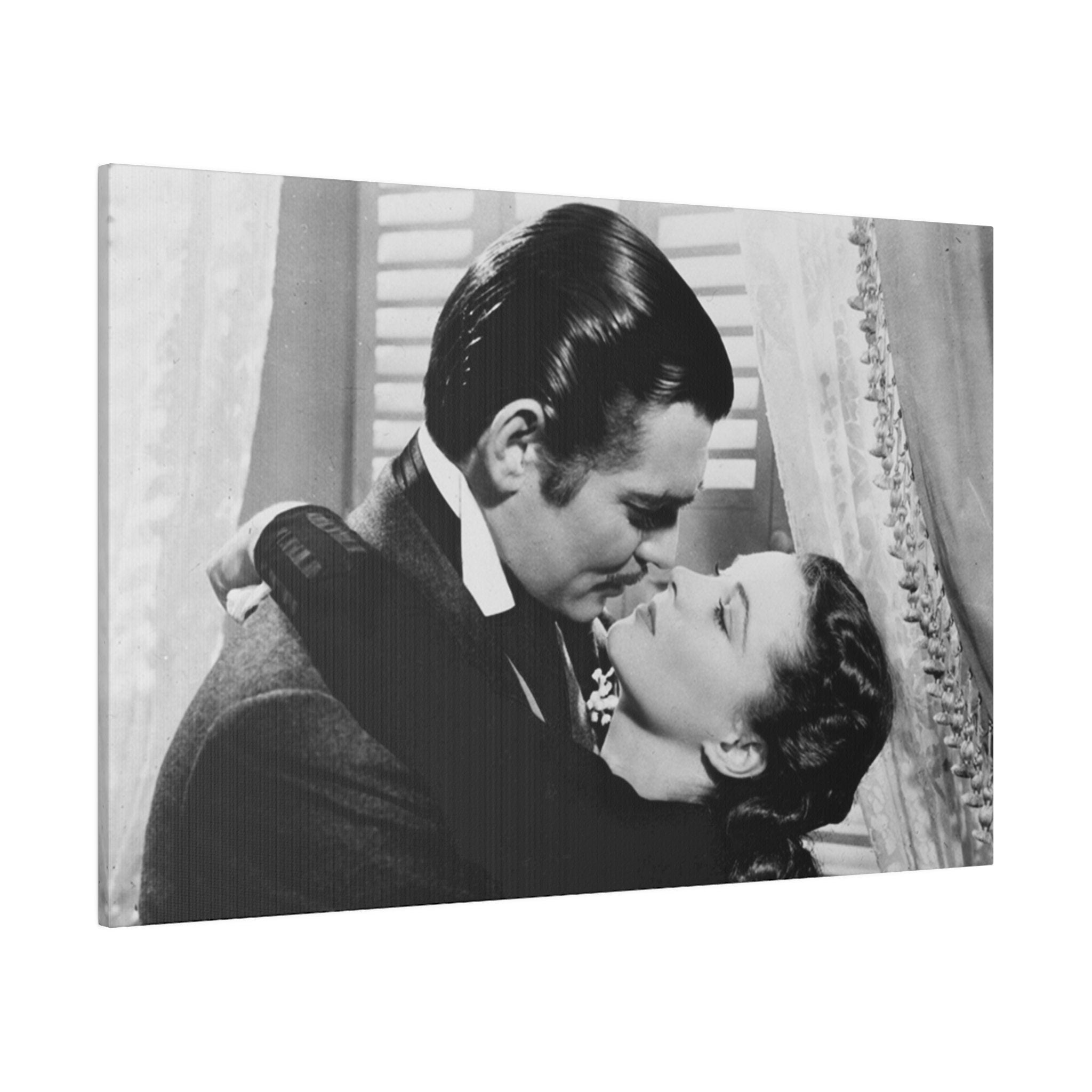 Gone With The Wind B/W Custom Canvas Wall Print
