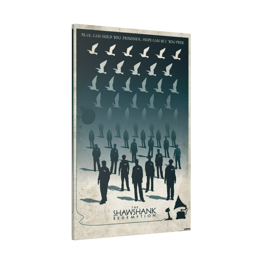 The Shawshank Redemption Abstract Movie Poster Custom Canvas Wall Print