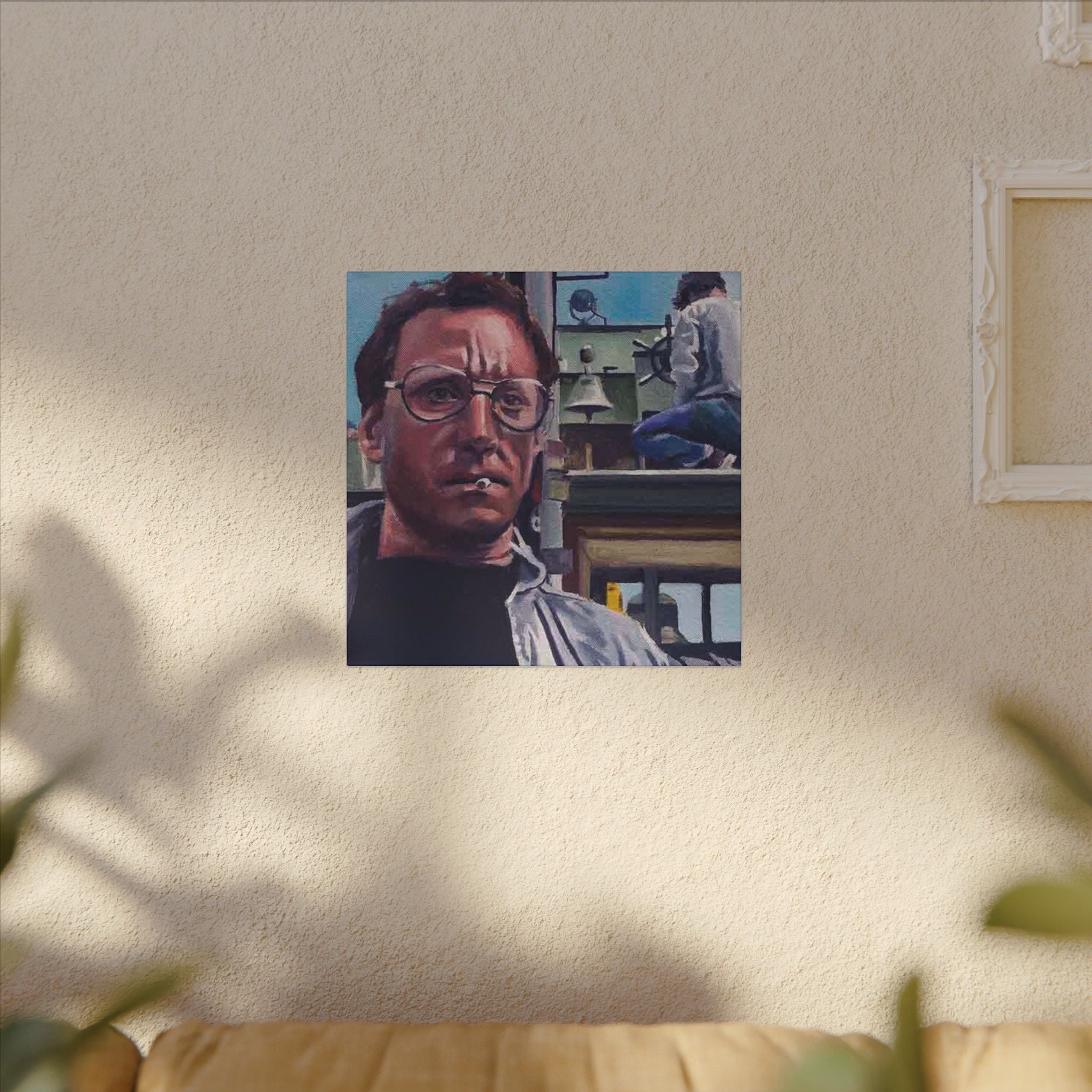 Jaws Classic Animated Custom Canvas Wall Print