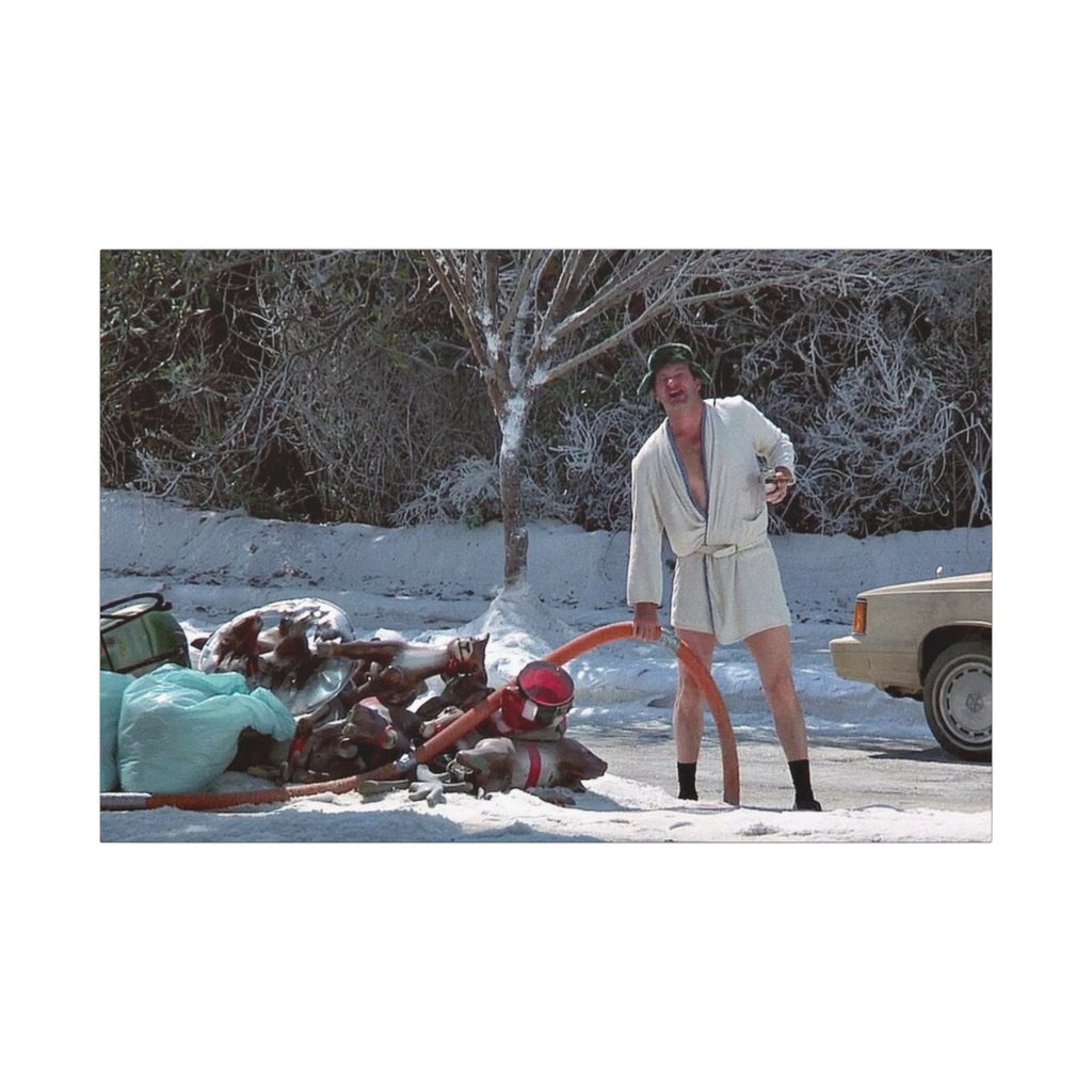 National Lampoon’s Christmas Vacation Cousin Eddie Custom Canvas Wall Print