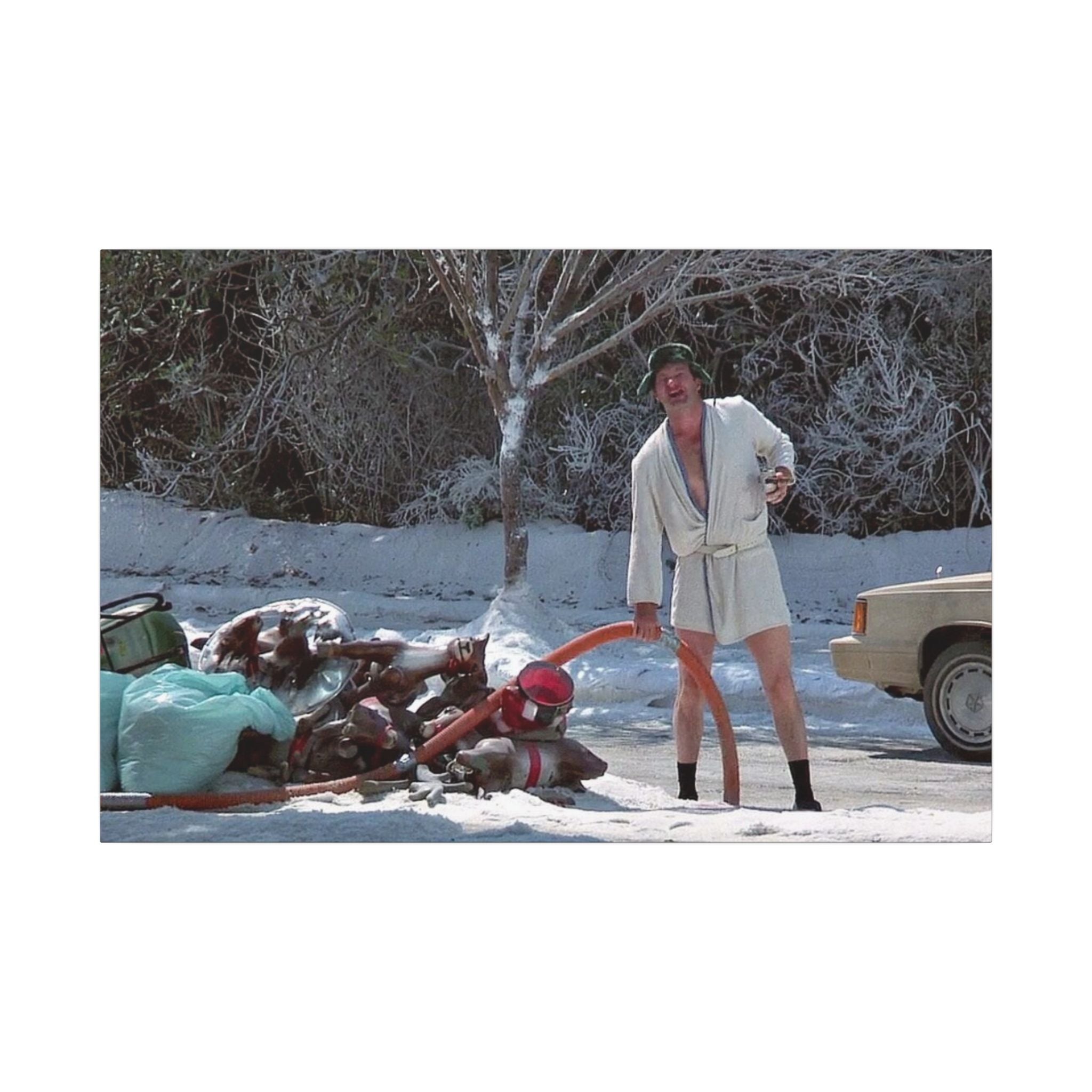 National Lampoon’s Christmas Vacation Cousin Eddie Custom Canvas Wall Print