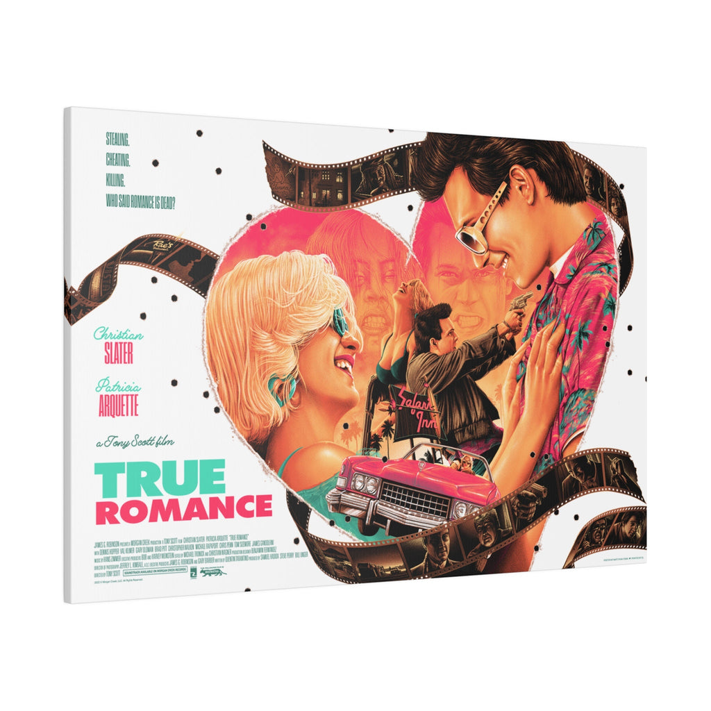 True Romance Poster Custom Canvas Wall Print