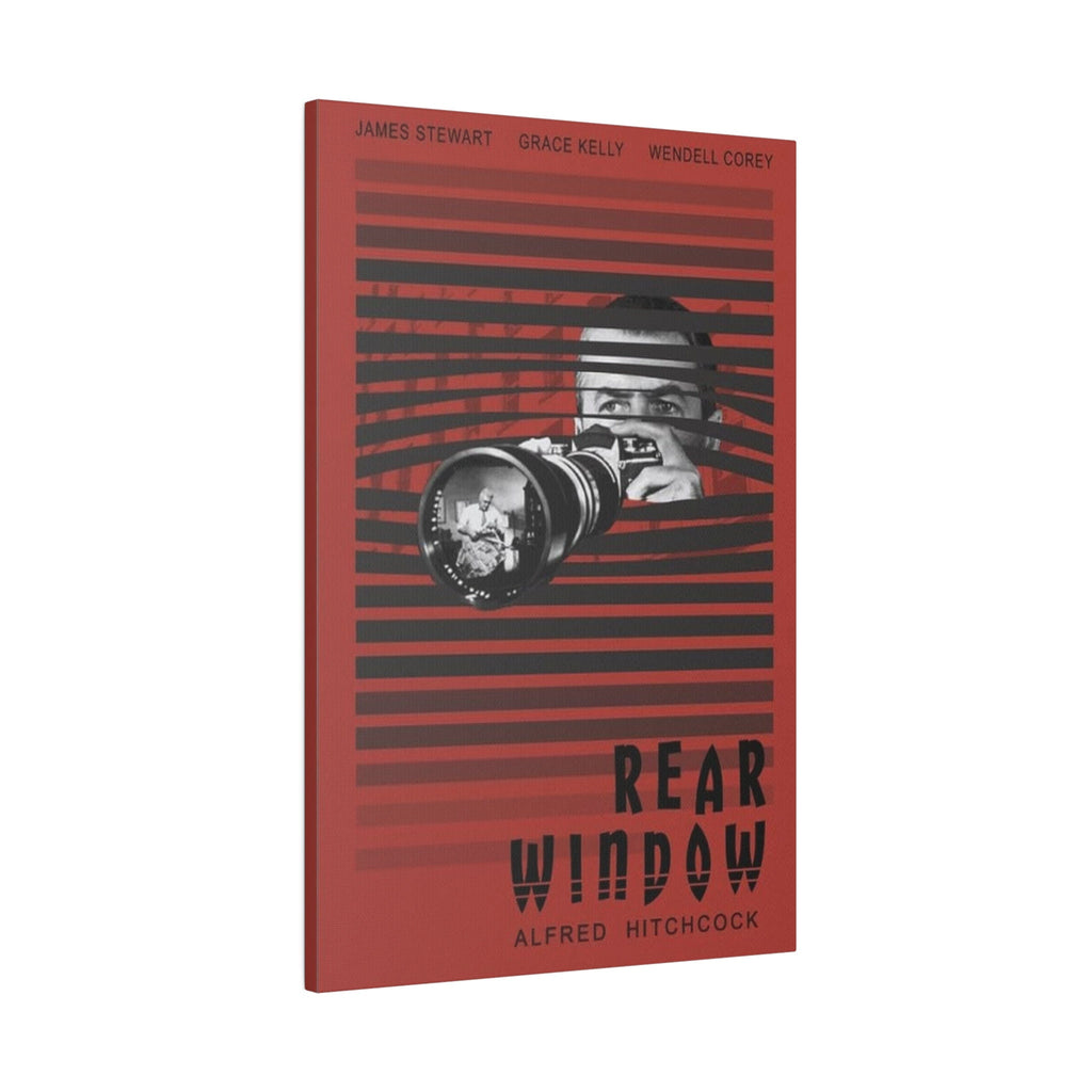 Alfred Hitchcock's Rear Window Movie Poster Custom Canvas Wall Print
