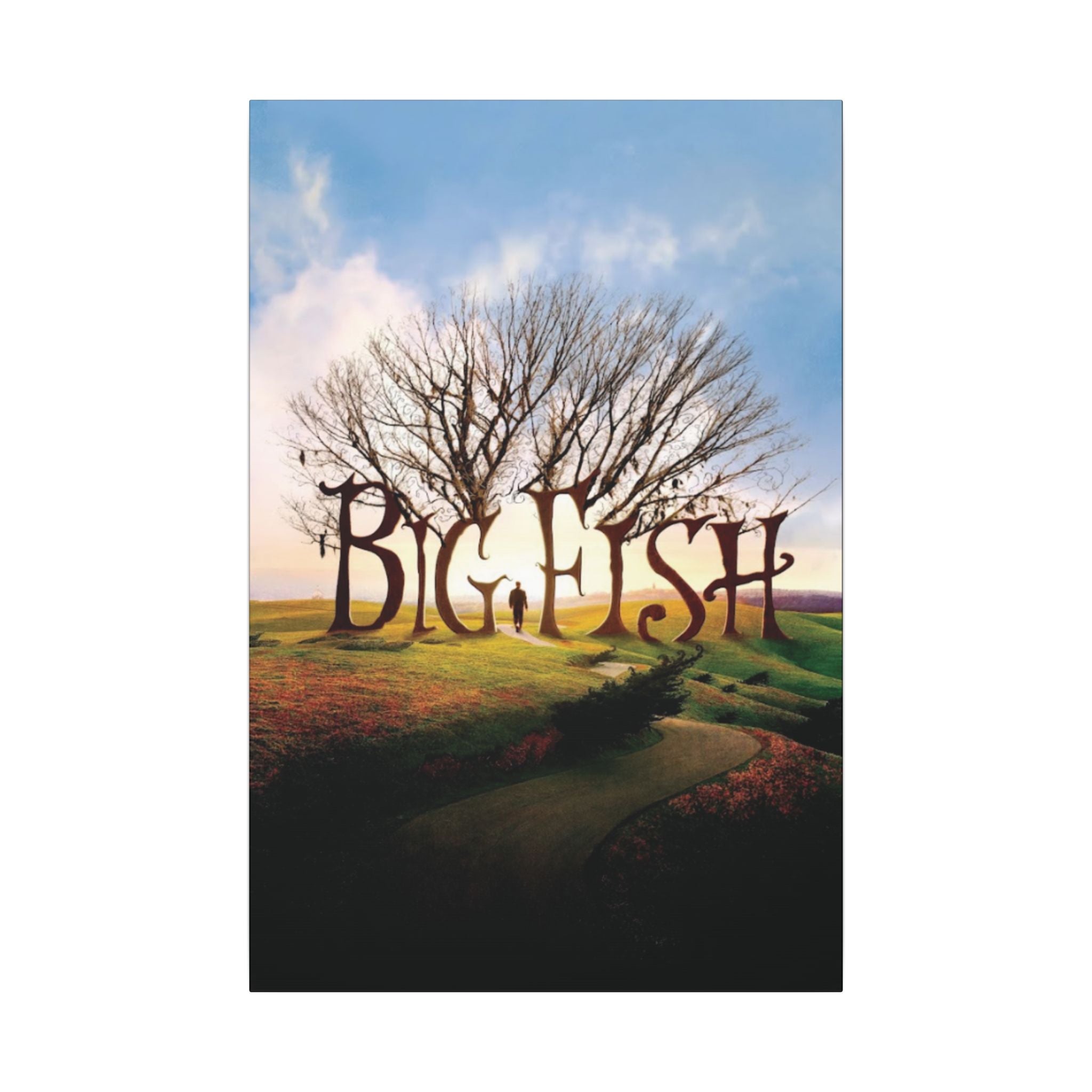 Big Fish Tim Burton Fantasy Artwork Poster Custom Canvas Wall Print