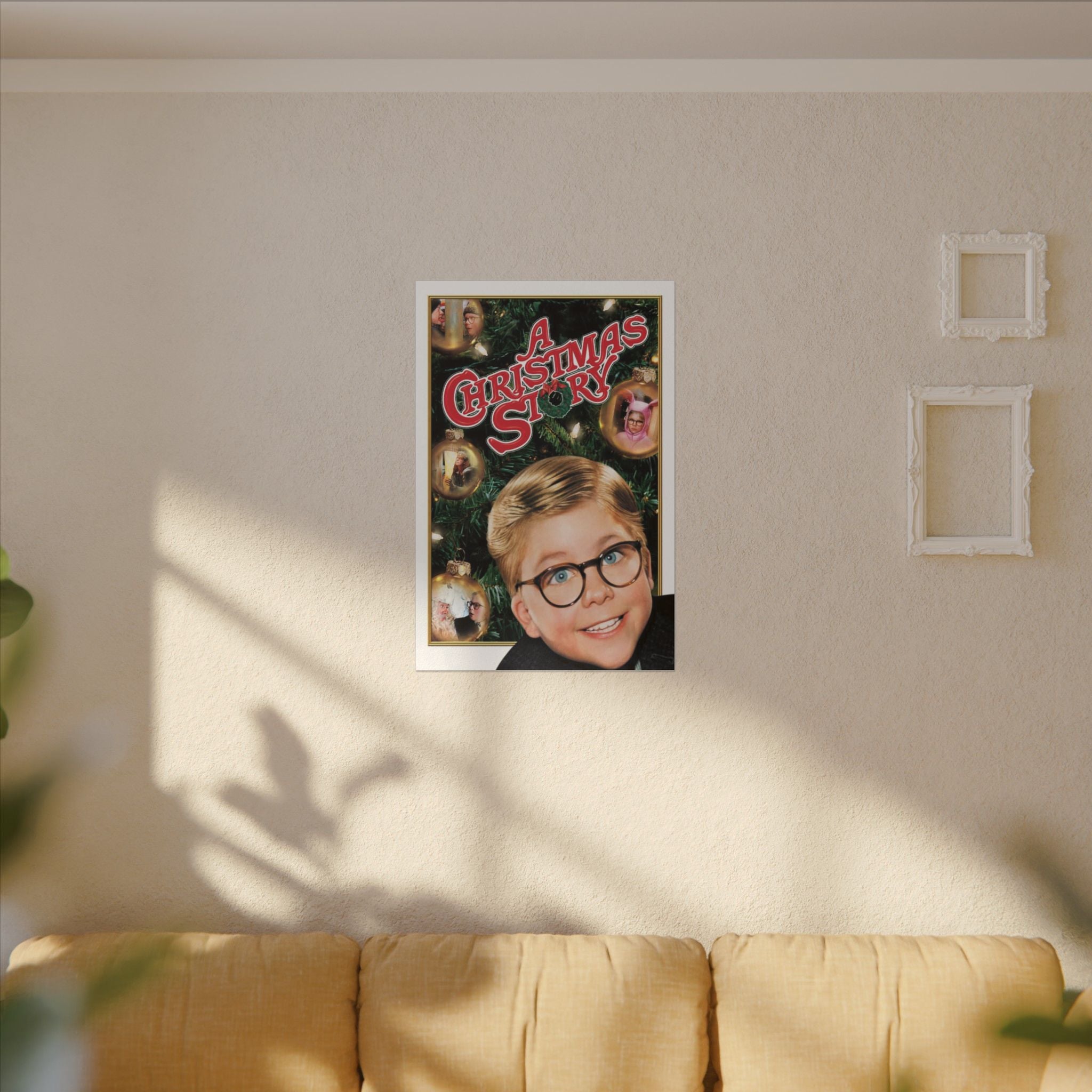 A Christmas Story Ornaments Custom Canvas Wall Print