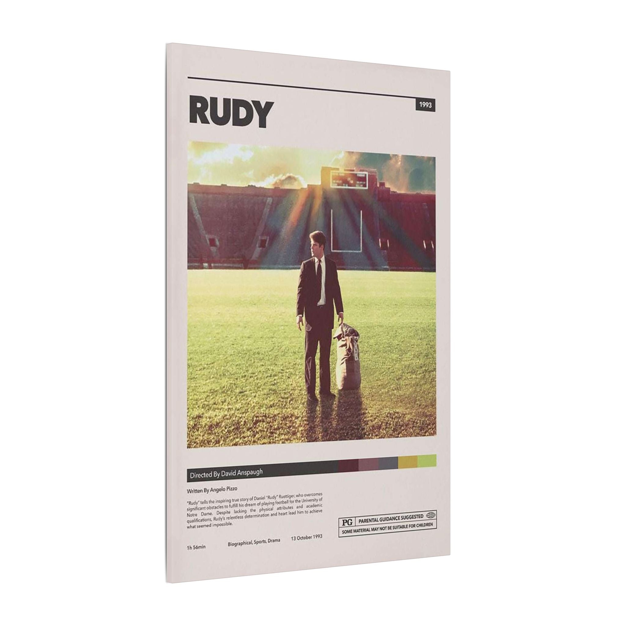 Rudy Retro Modern Film Art Custom Canvas Wall Print