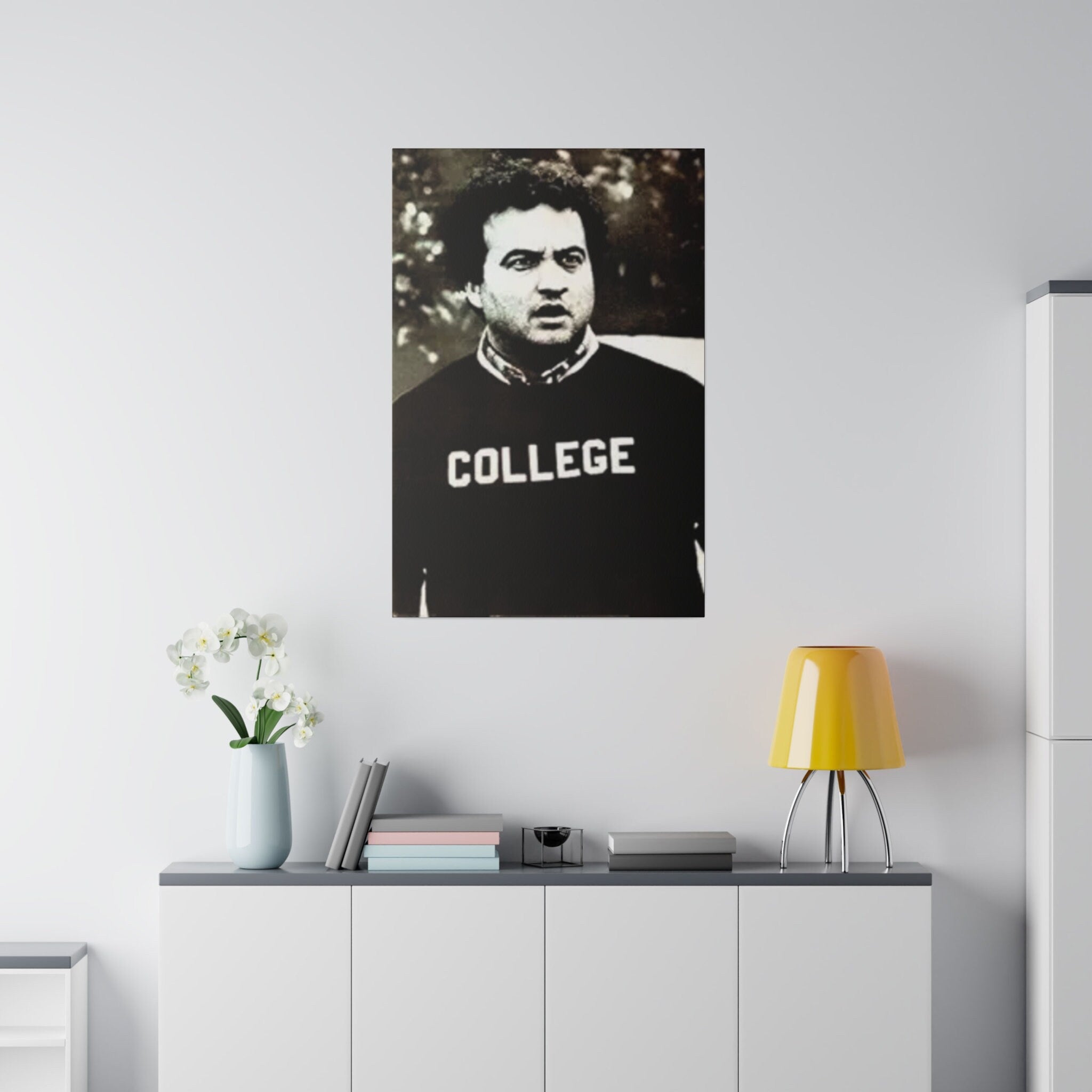 Animal House John Belushi College Poster Custom Canvas Wall Print