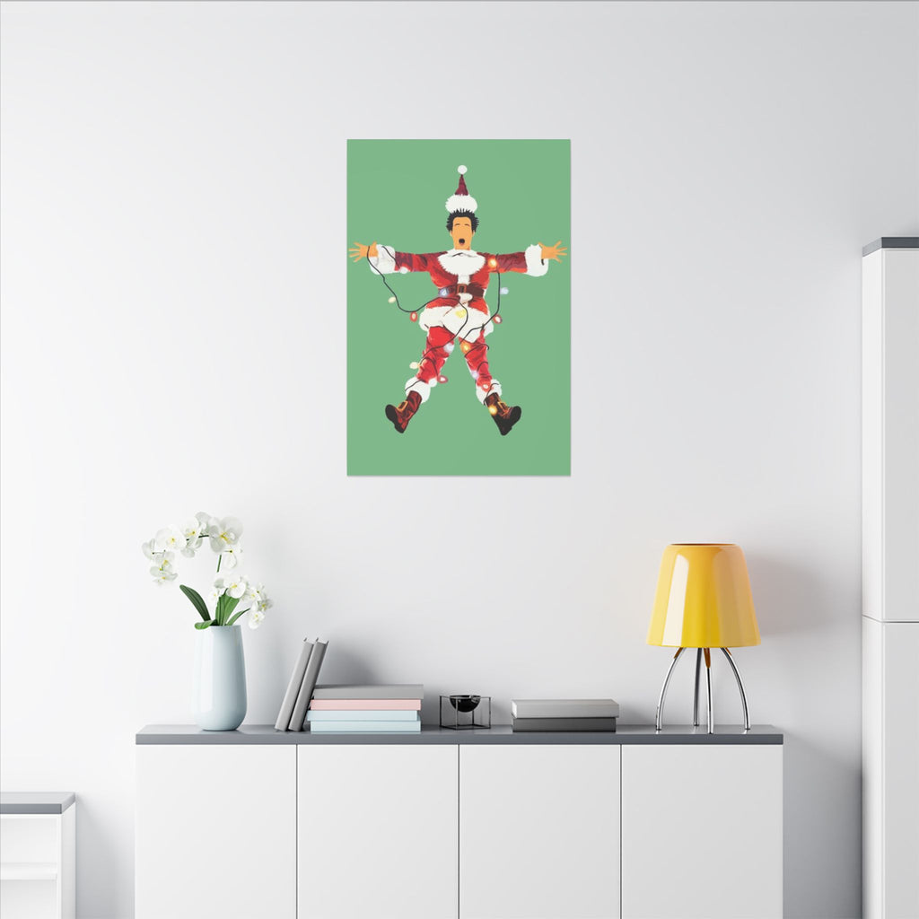 National Lampoon’s Christmas Vacation Tangled Lights Custom Canvas Wall Print