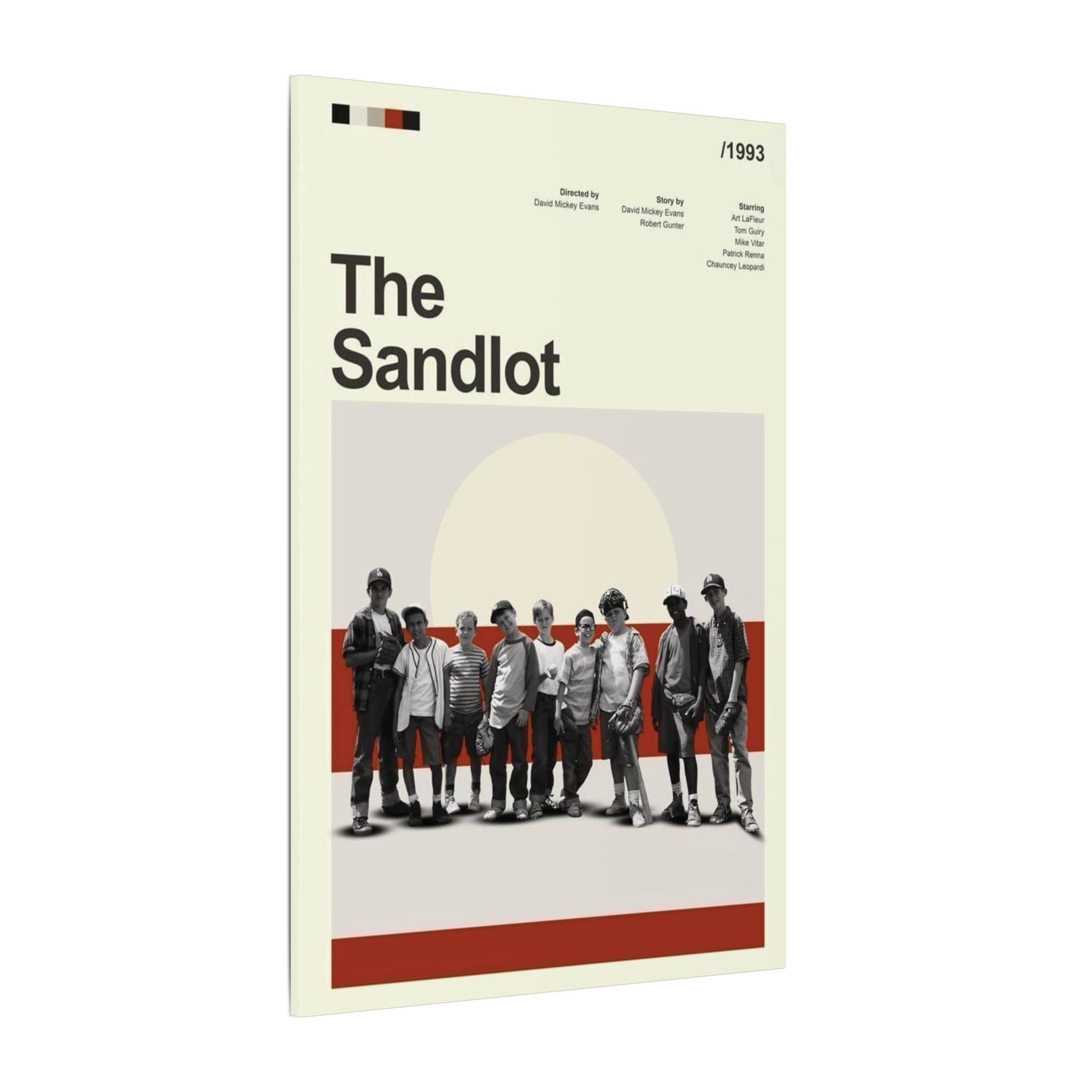 The Sandlot Vintage Minimalist Film Print Custom Canvas Wall Print