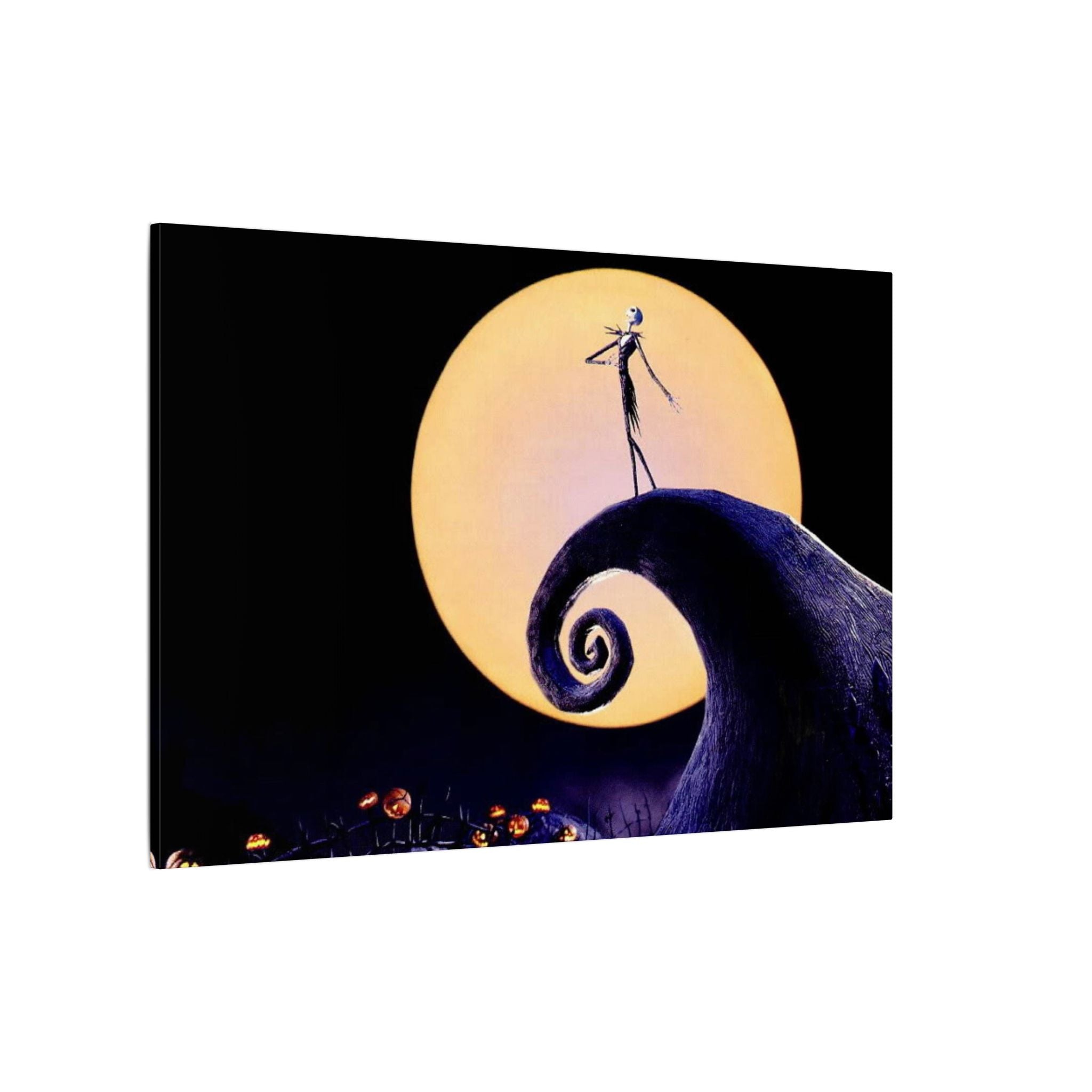 The Nightmare Before Christmas Moonlight Hill Custom Canvas Wall Print