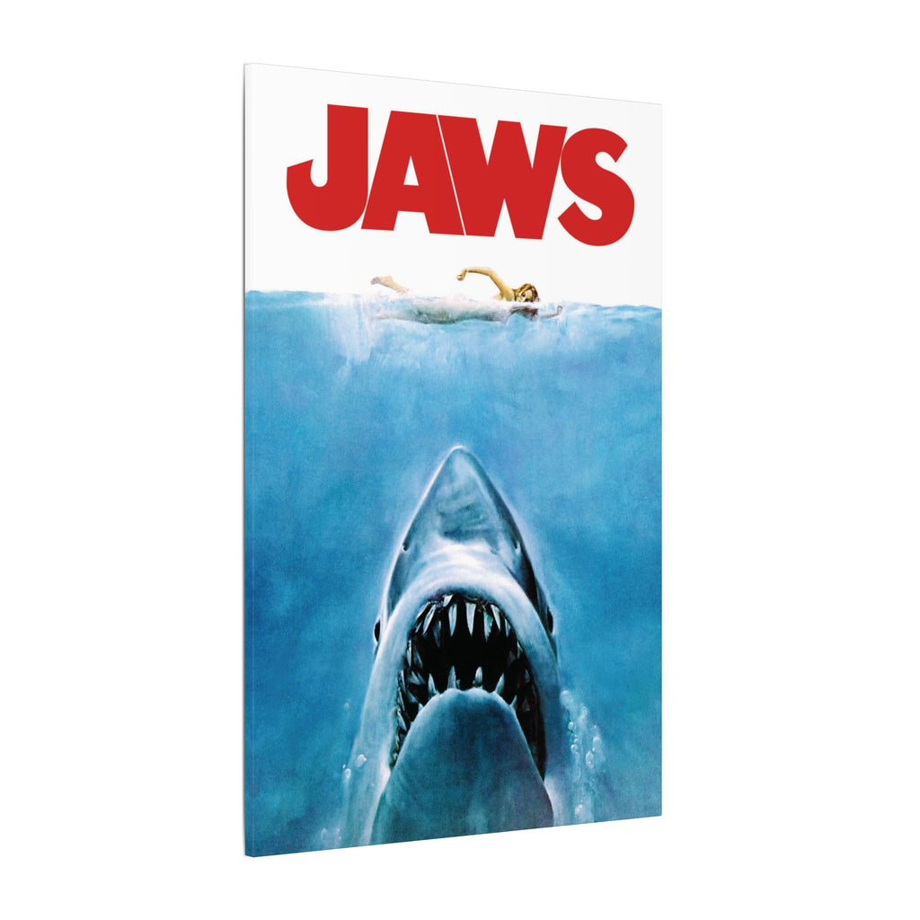 Jaws 1975 Classic Movie Poster Art Custom Canvas Wall Print