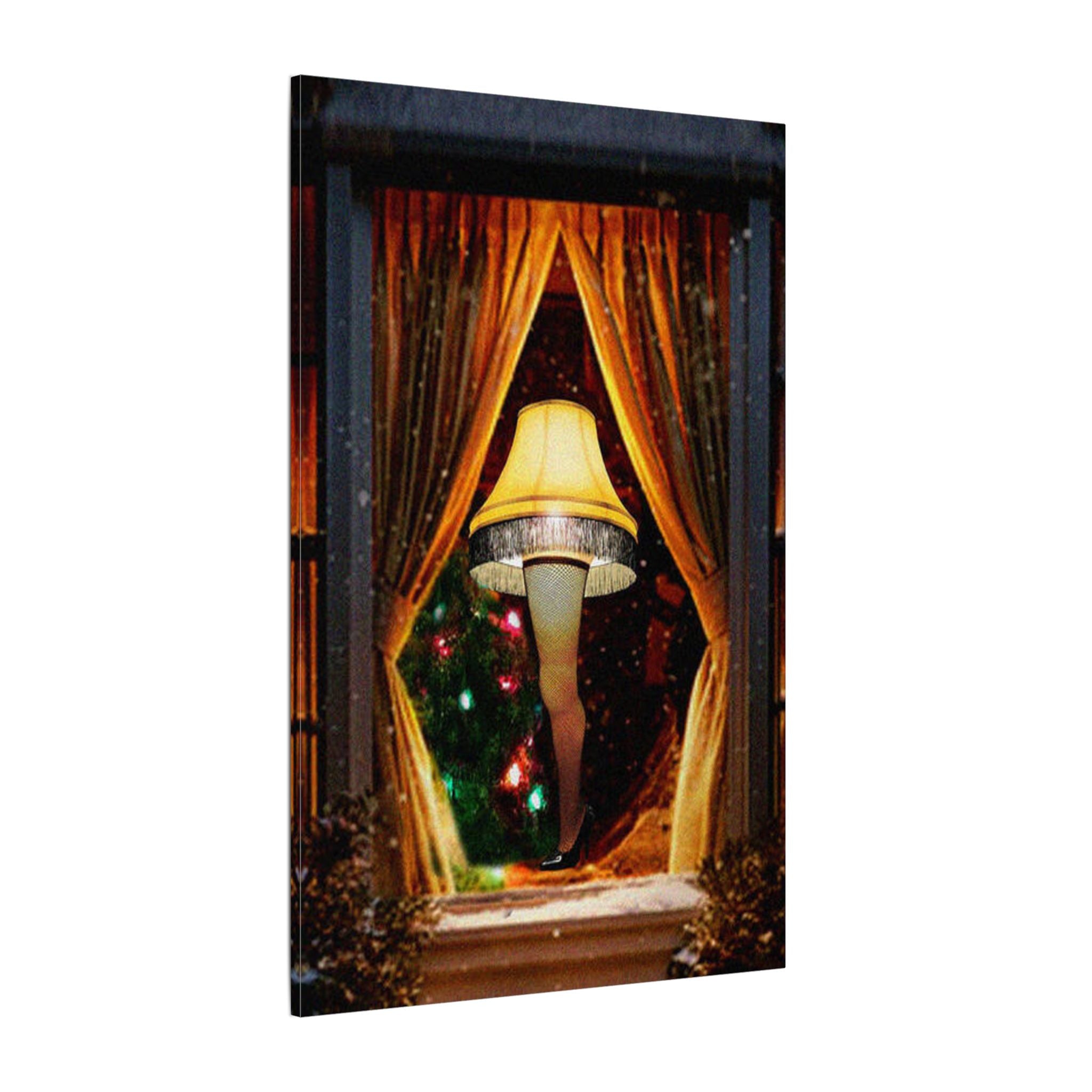 A Christmas Story Leg Lamp Custom Canvas Wall Print