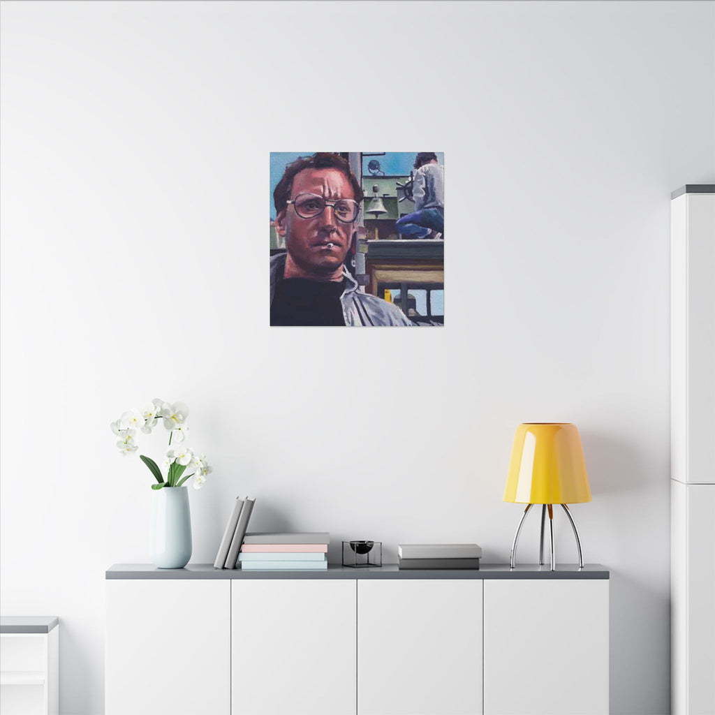 Jaws Classic Animated Custom Canvas Wall Print
