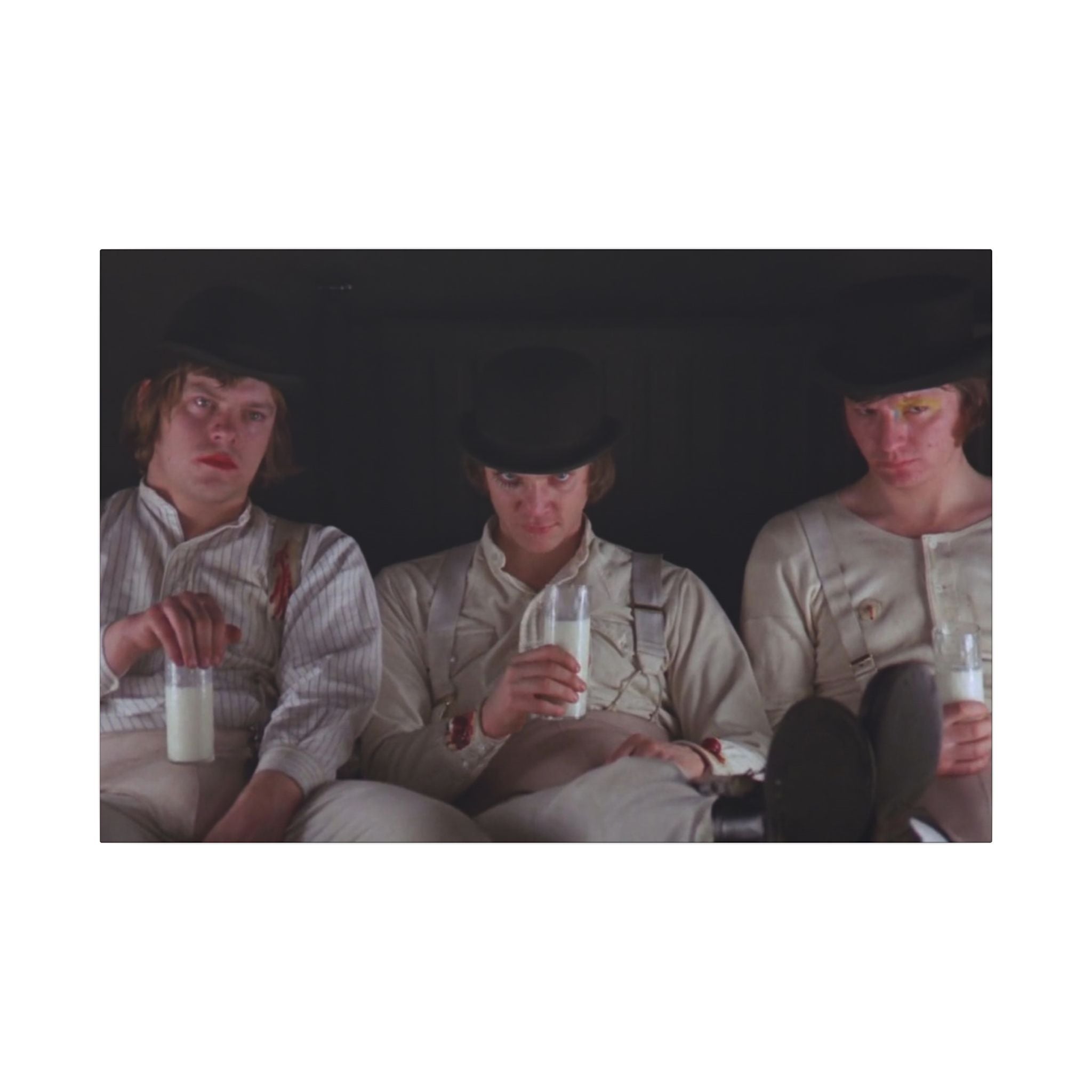 A Clockwork Orange Droogs Milk Bar Canvas Wall Print
