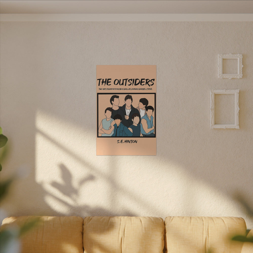 The Outsiders Minimalist Greasers Canvas Wall Print