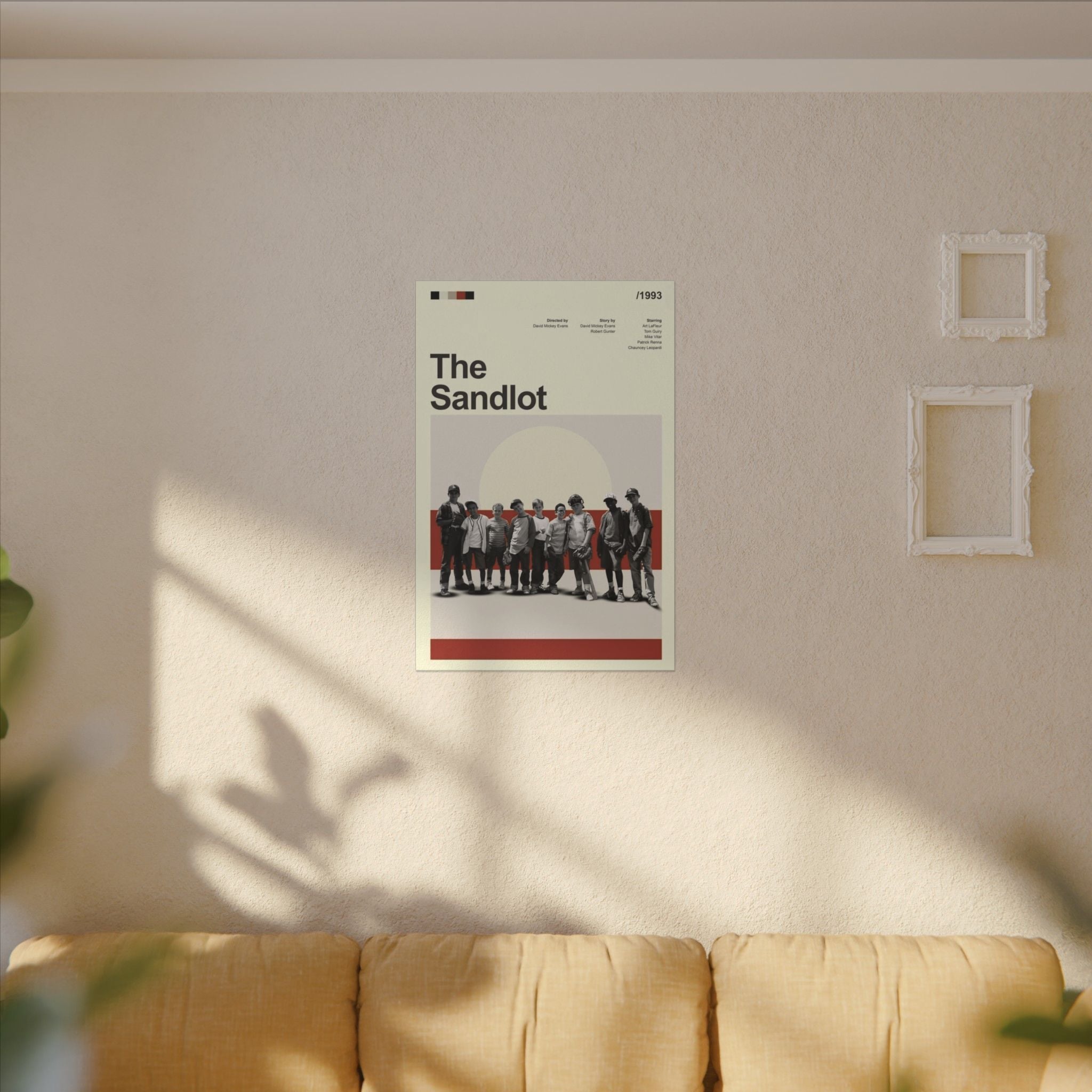 The Sandlot Vintage Minimalist Film Print Custom Canvas Wall Print