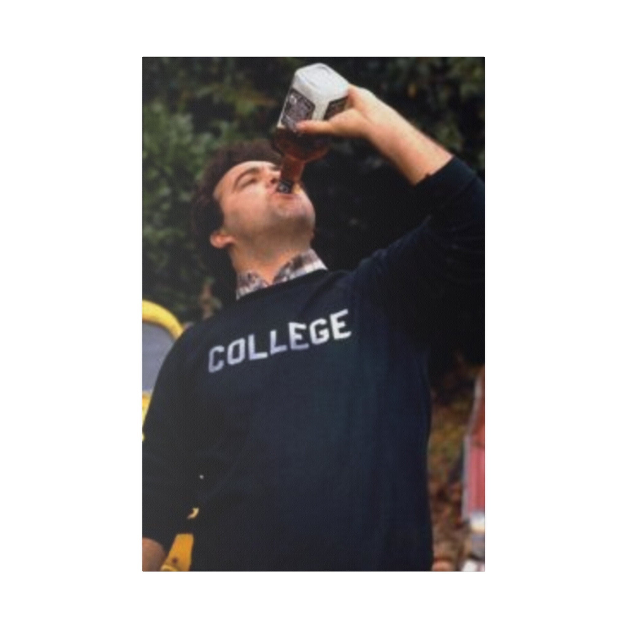 Animal House John Belushi Chug Poster Custom Canvas Wall Print