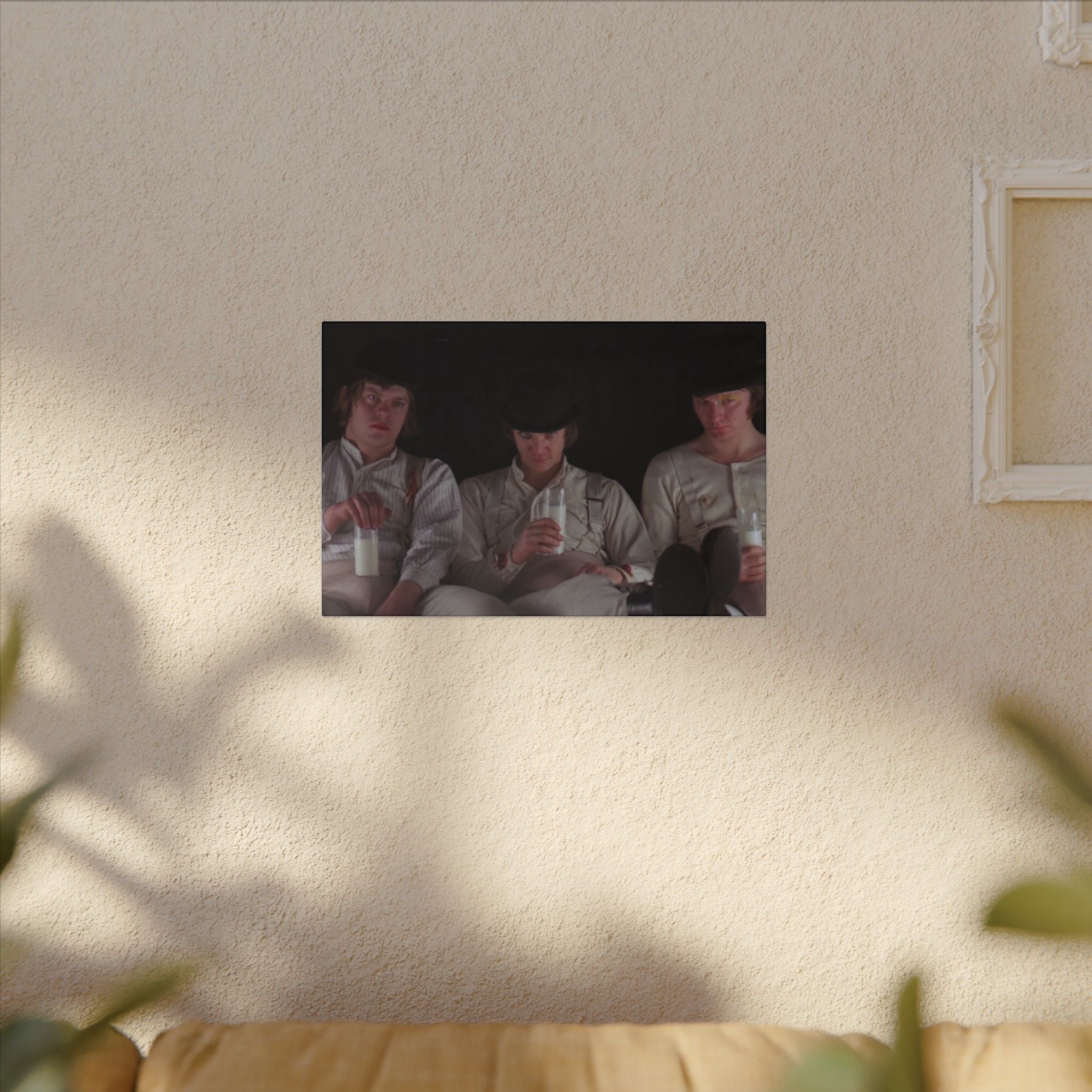 A Clockwork Orange Droogs Milk Bar Canvas Wall Print