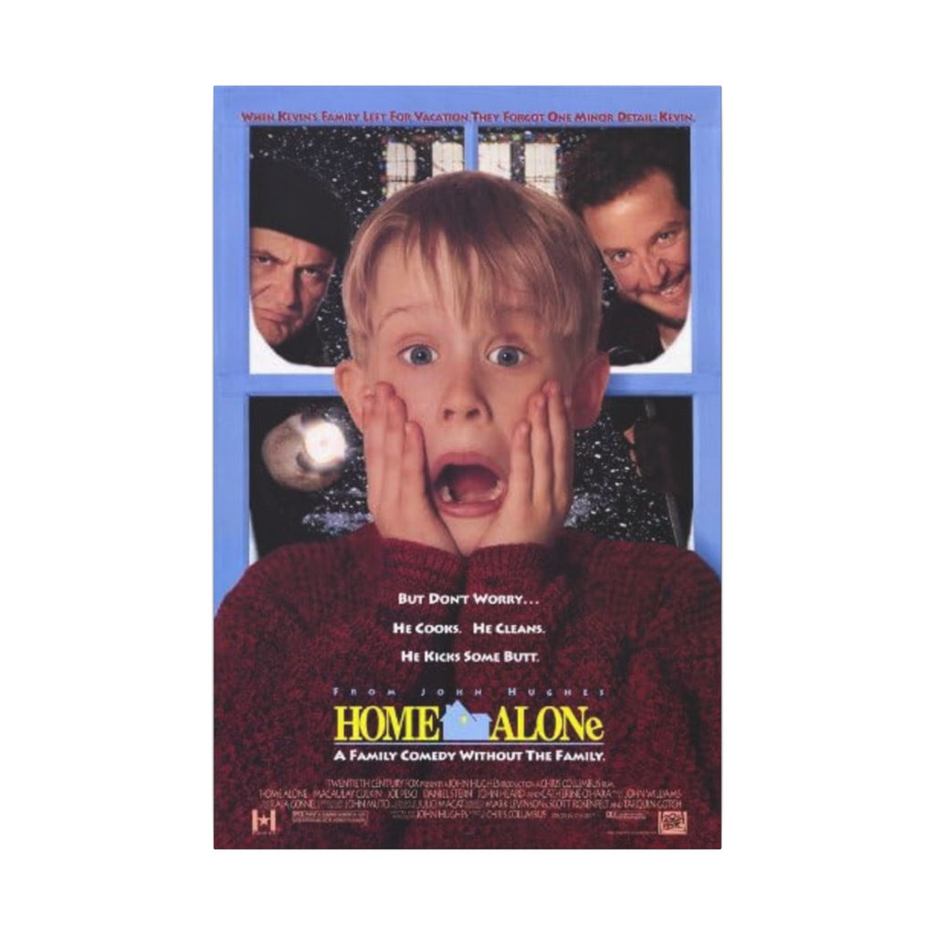 Home Alone Movie Poster Custom Canvas Wall Print